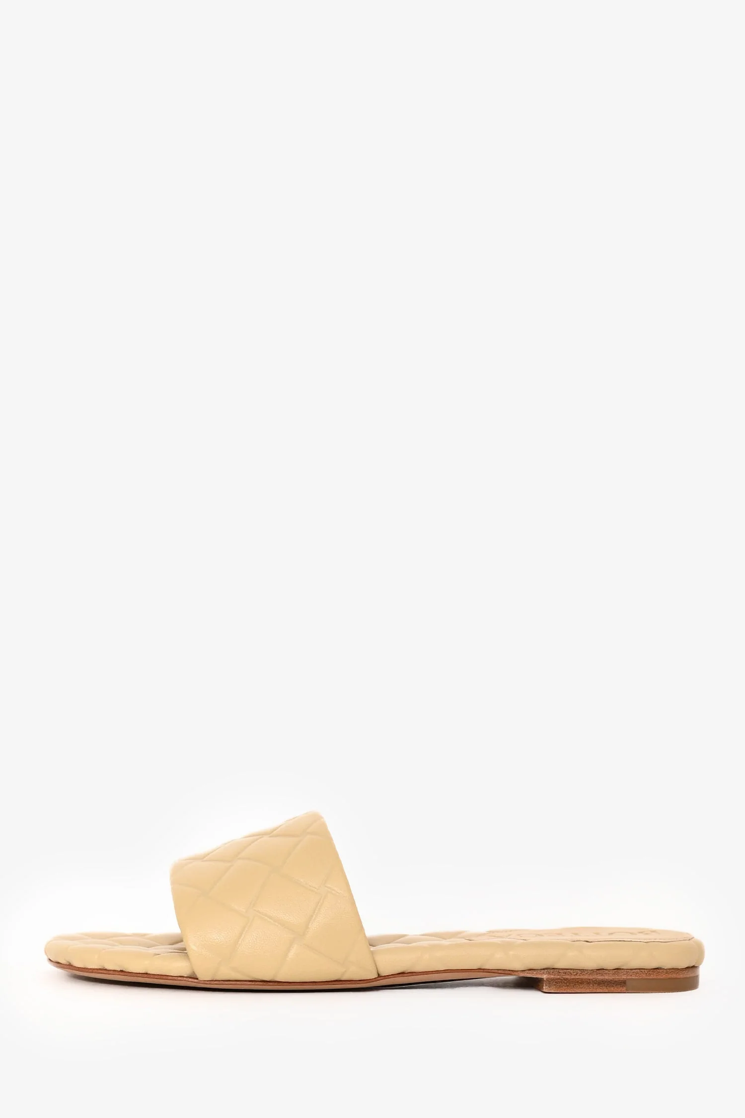 Bottega Veneta Beige Leather Amy Sandals Size 35 - Image 5