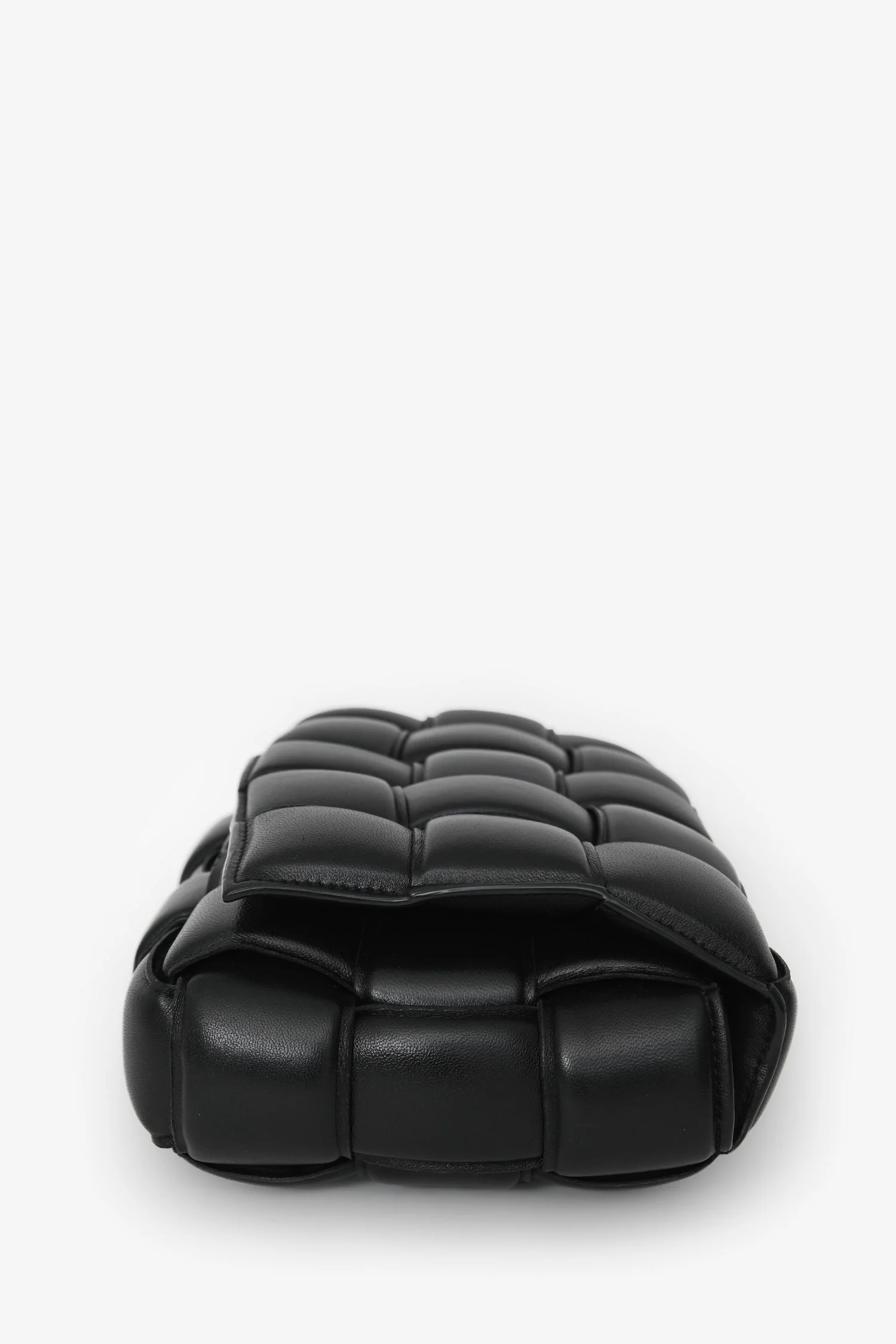Bottega Veneta Black Leather Intrecciato Padded Cassette Crossbody - Image 4