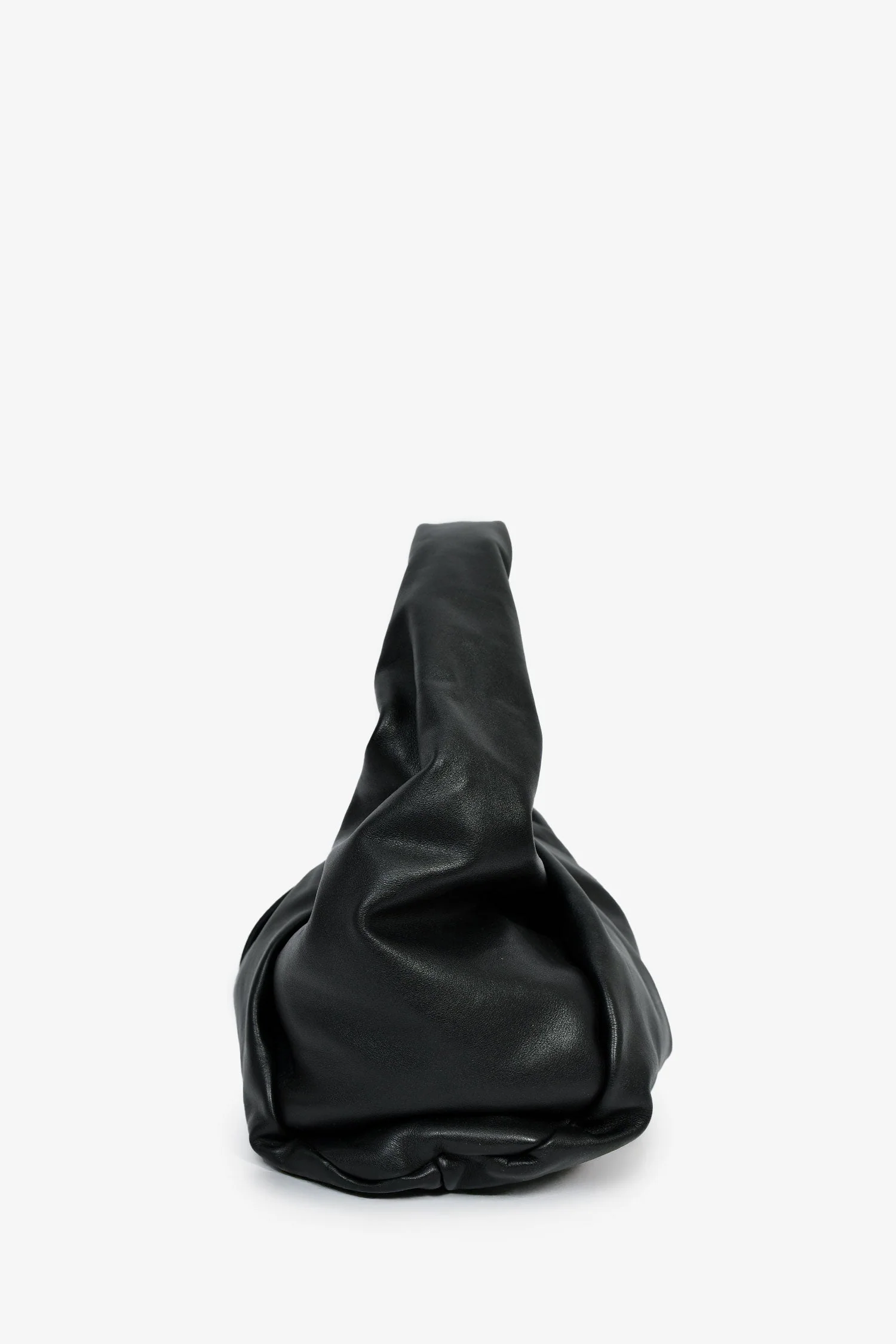 Bottega Veneta Black Leather Shoulder Pouch - Image 4