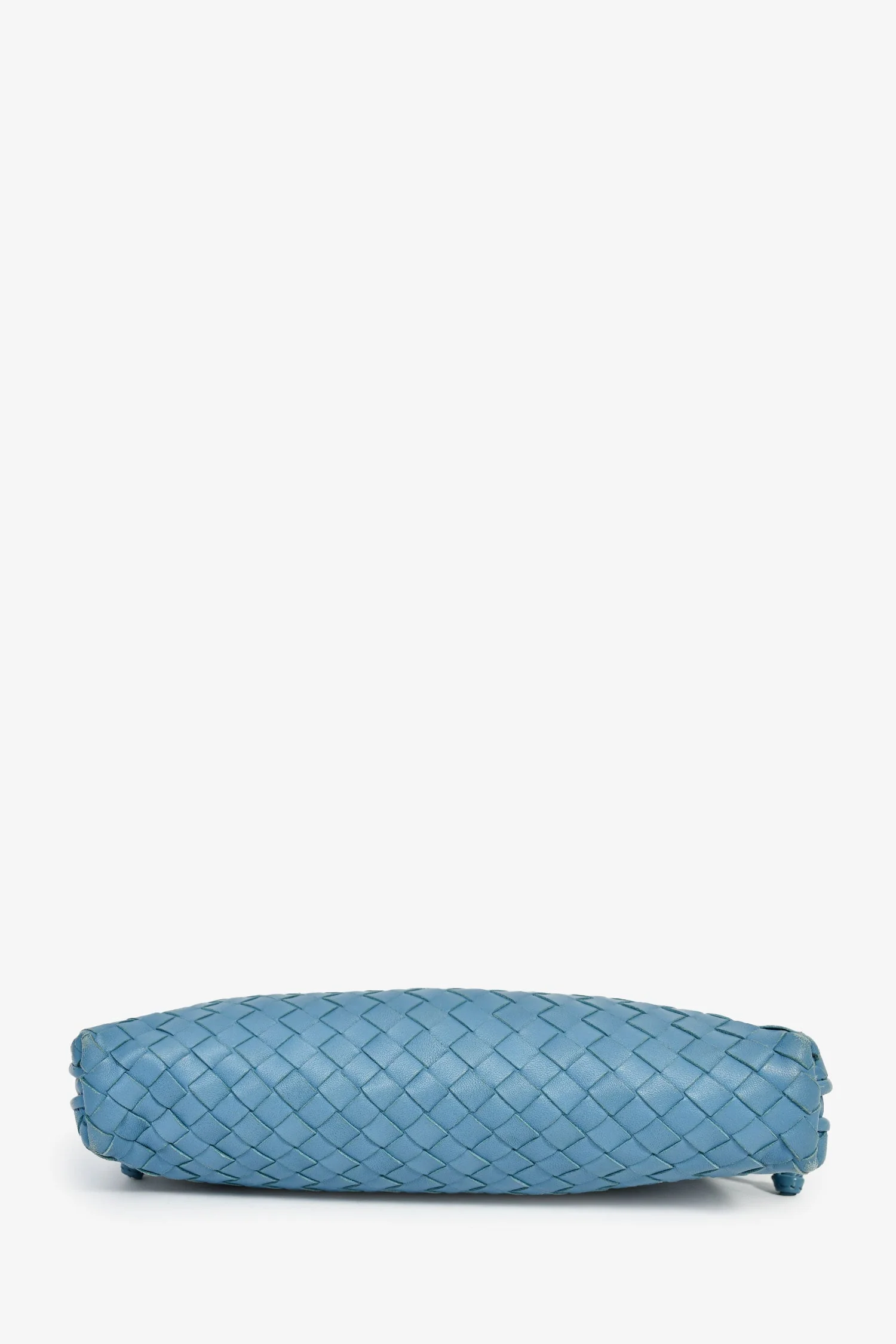 Bottega Veneta Blue Intrecciato Leather Crossbody Bag - Image 5