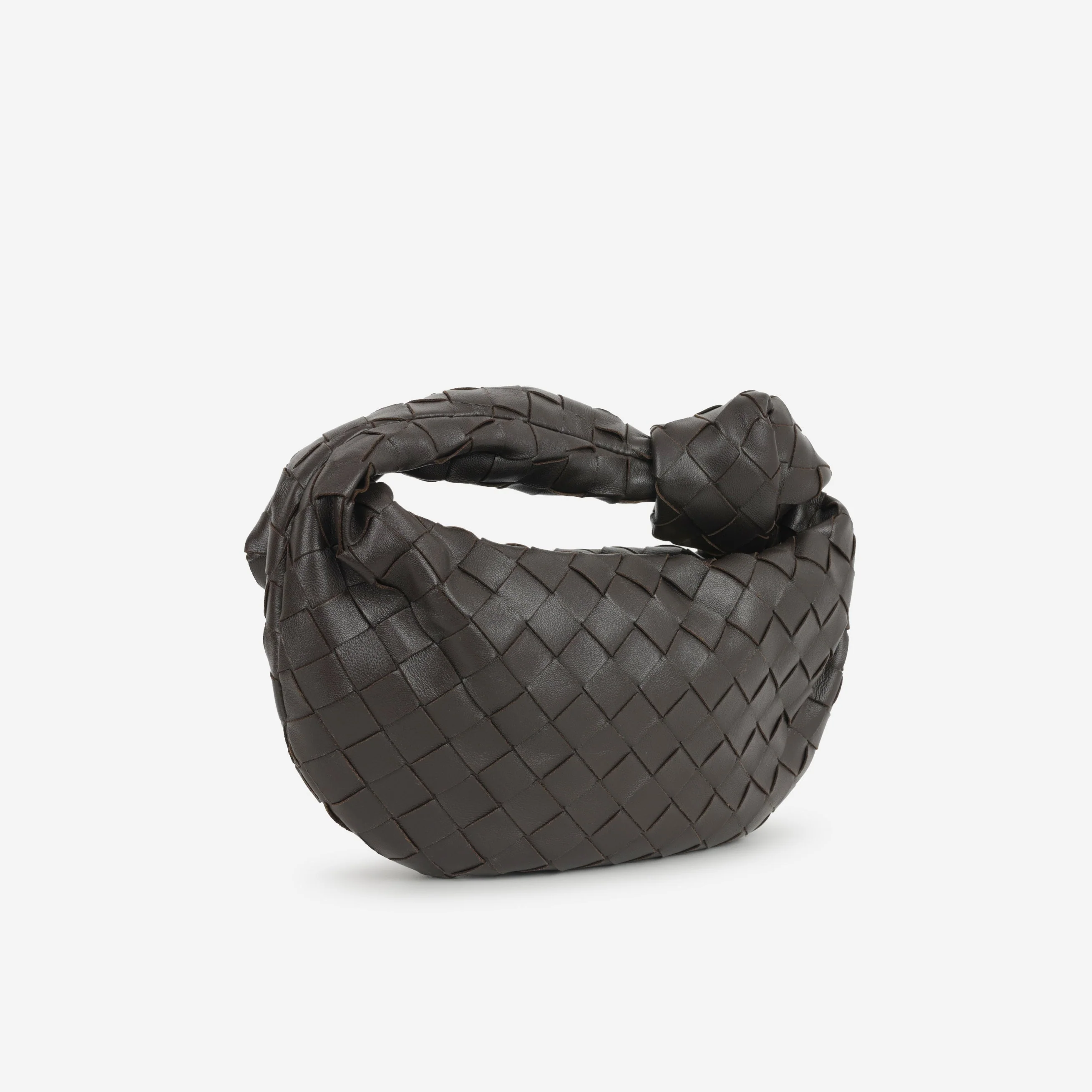 Bottega Veneta Bottega Mini Jodie Shoulder Bag - Fondant Intrecciato | Gold Hardware - Image 3