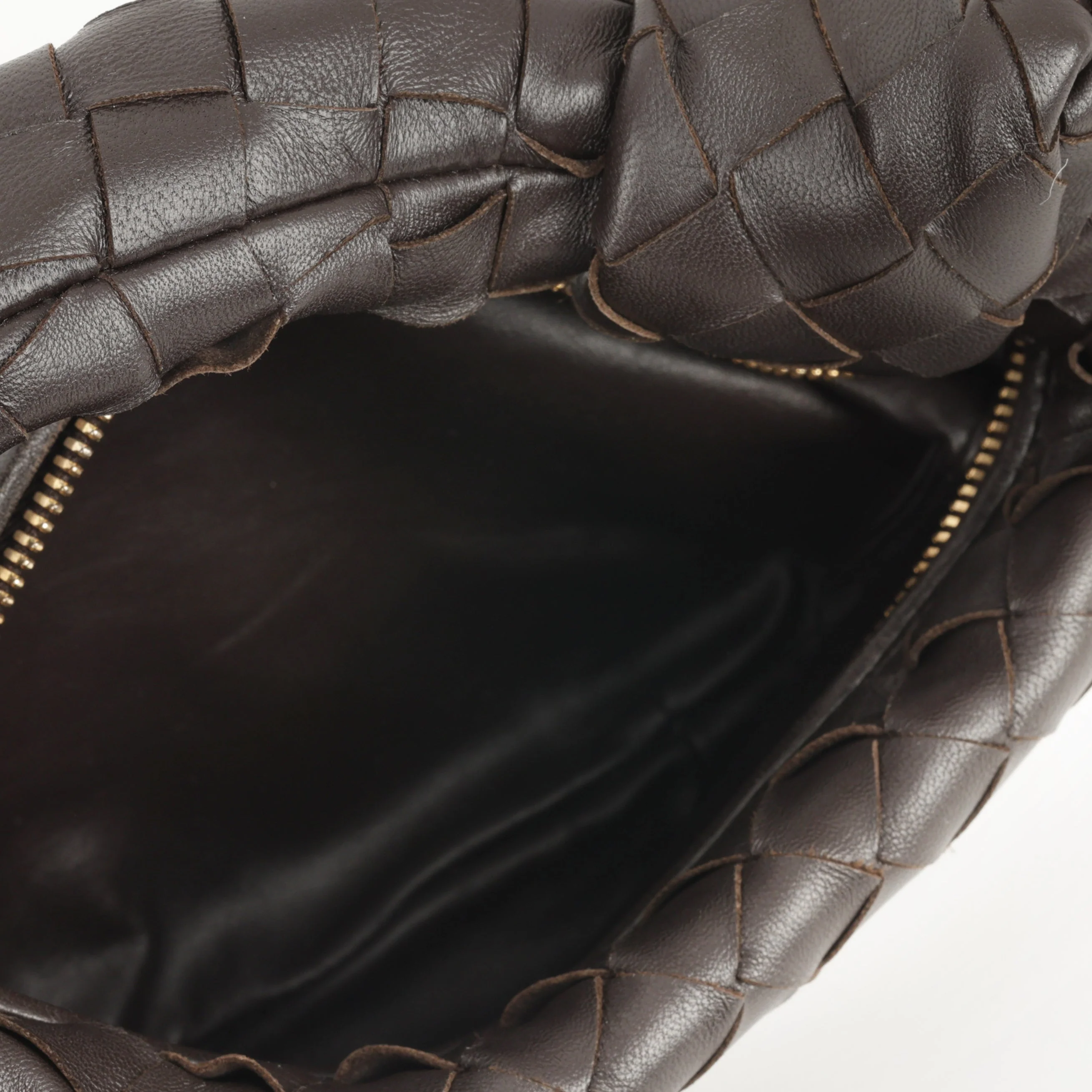 Bottega Veneta Bottega Mini Jodie Shoulder Bag - Fondant Intrecciato | Gold Hardware - Image 5