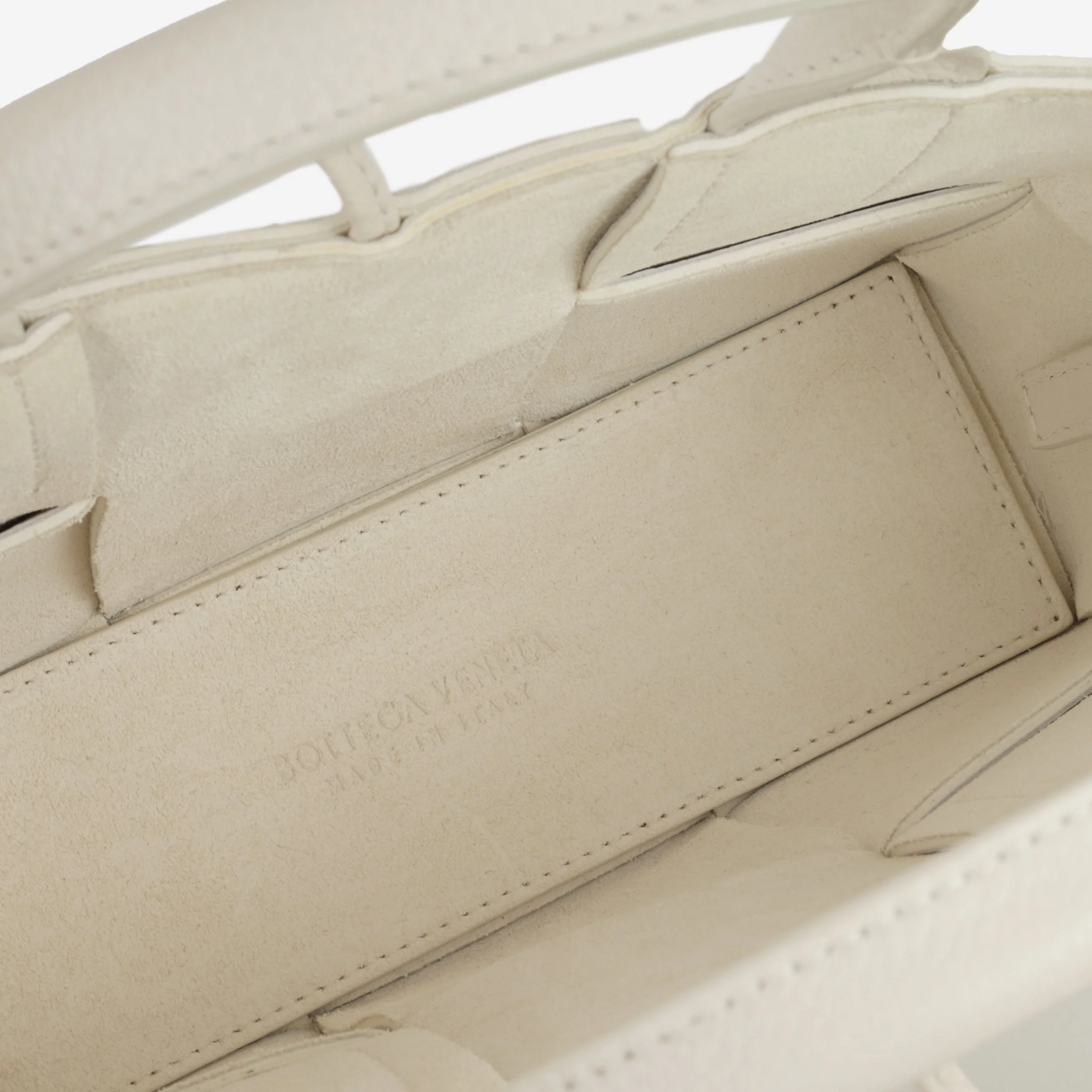 Bottega Veneta Candy Arco Tote - White Intrecciato | Gold Hardware - Image 9