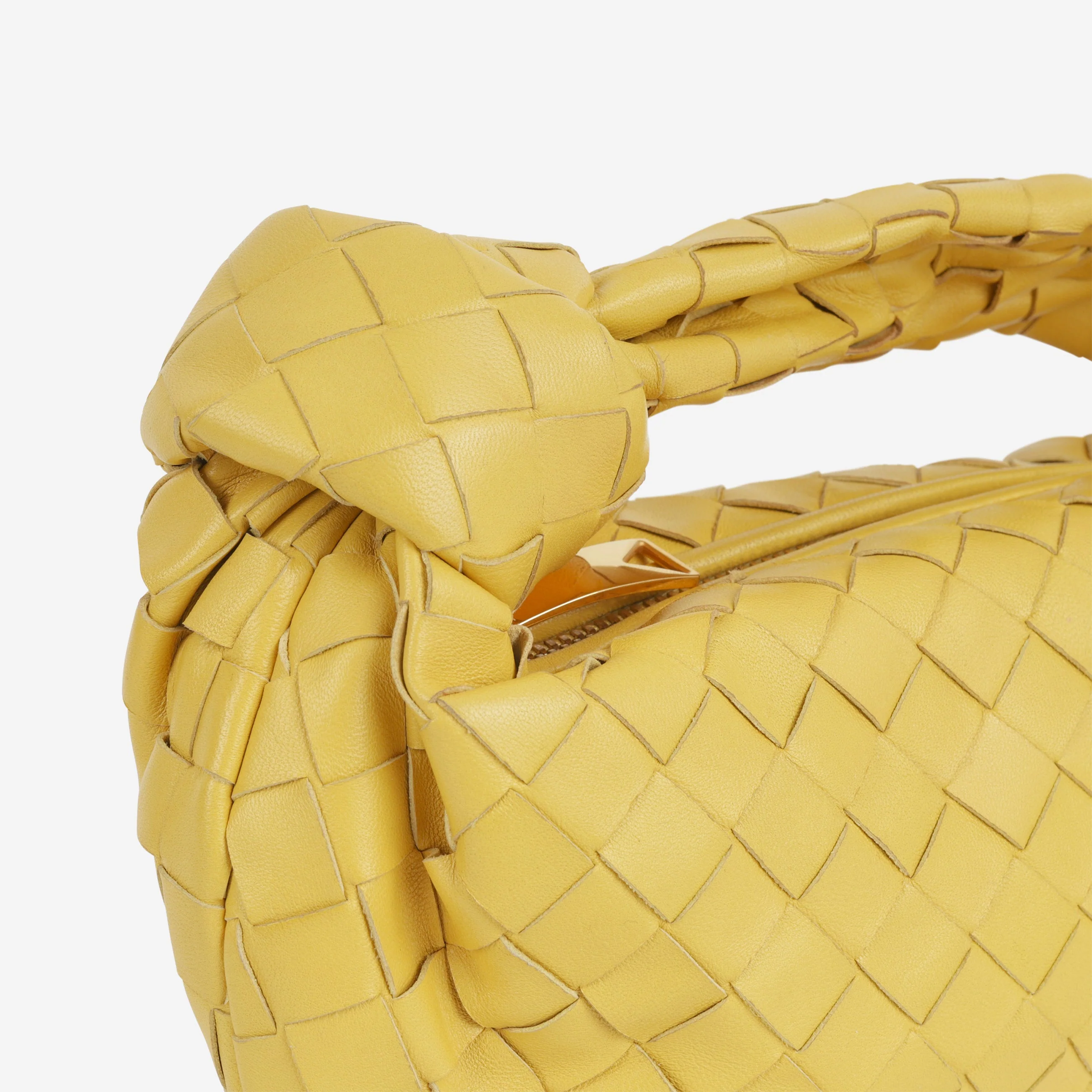Bottega Veneta Mini Jodie - Buttercup Intrecciato | Gold Hardware - Image 5
