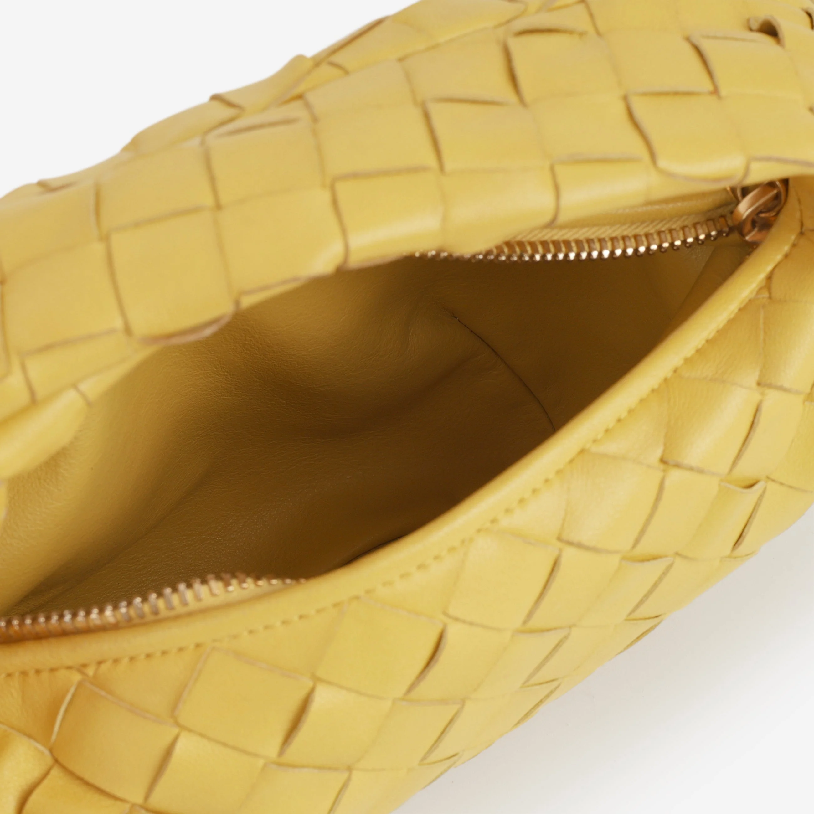 Bottega Veneta Mini Jodie - Buttercup Intrecciato | Gold Hardware - Image 6