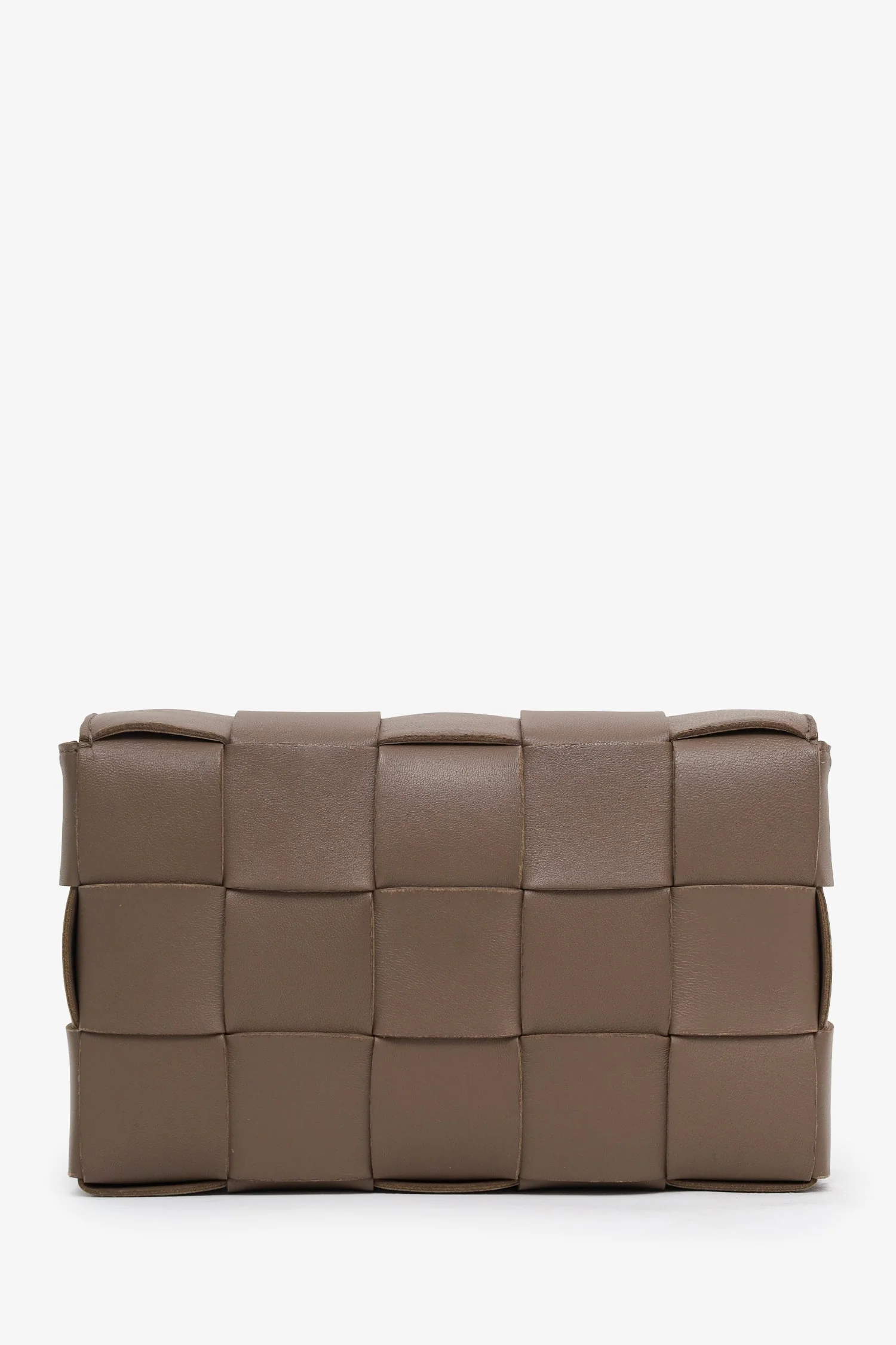 Bottega Veneta Brown Intrecciato Leather Cassette Crossbody Bag - Image 2