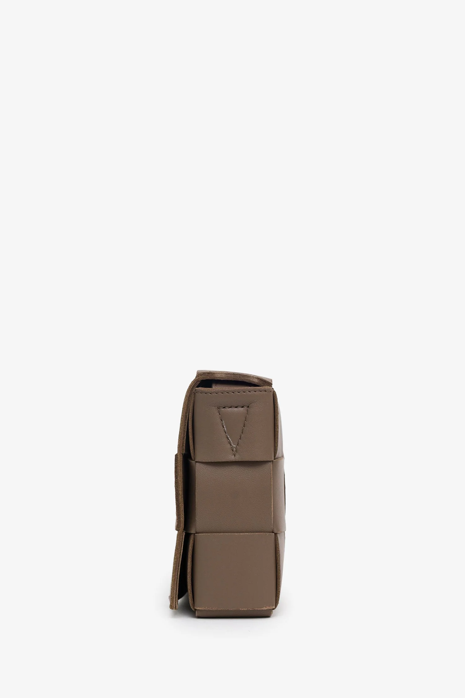 Bottega Veneta Brown Intrecciato Leather Cassette Crossbody Bag - Image 4