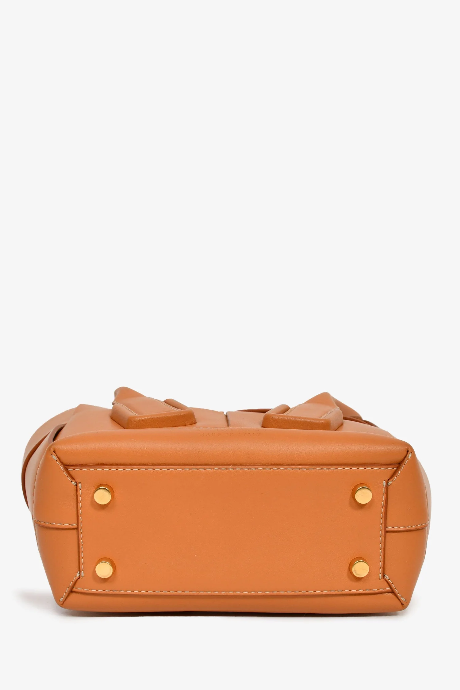 Bottega Veneta Brown Leather Intrecciato Acro Crossbody - Image 5