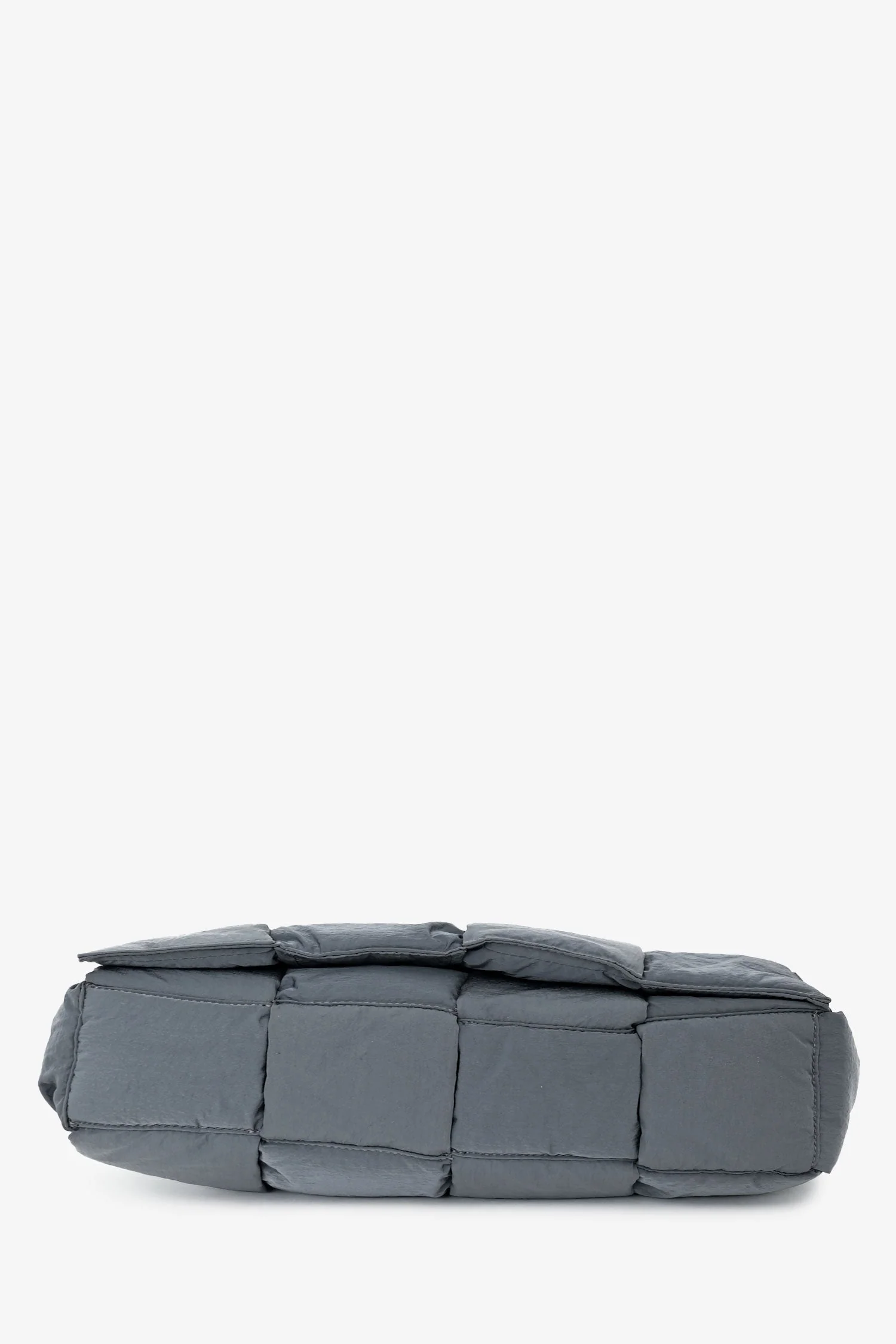 Bottega Veneta Grey Padded Intreccio-Woven Nylon Crossbody Bag - Image 5
