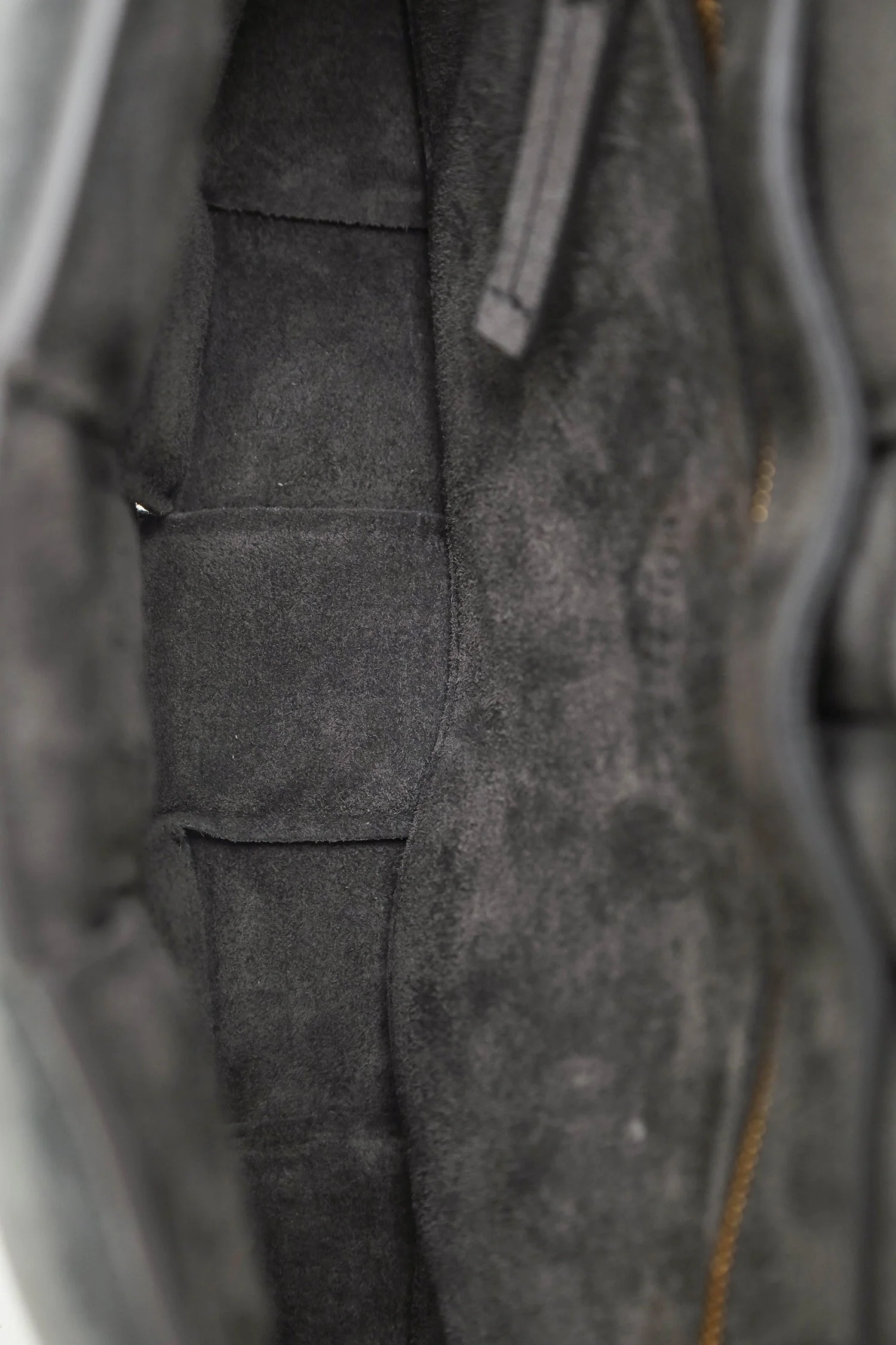 Bottega Veneta Grey Suede Padded Cassette Crossbody Bag - Image 6