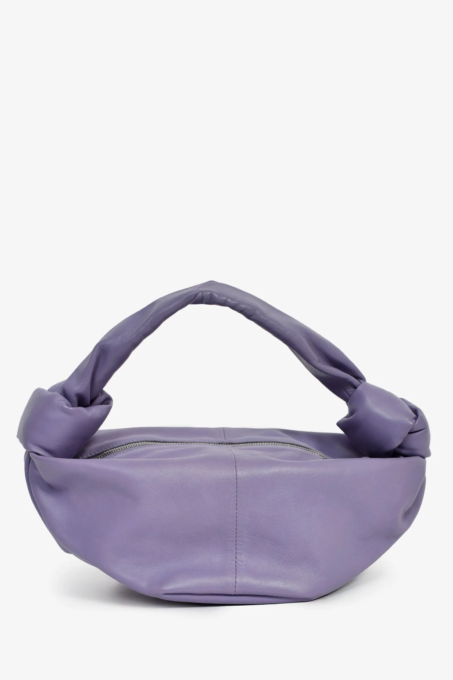 Bottega Veneta Lilac Leather Mini Double Knot Top Handle Bag - Image 2