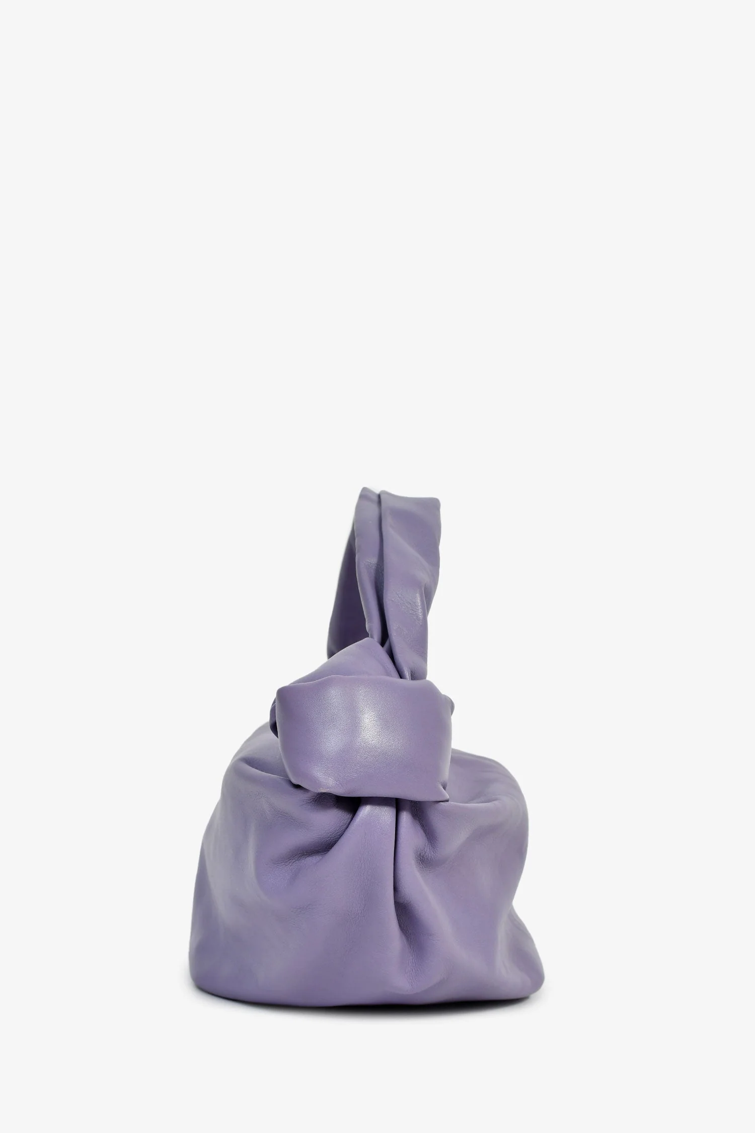 Bottega Veneta Lilac Leather Mini Double Knot Top Handle Bag - Image 4