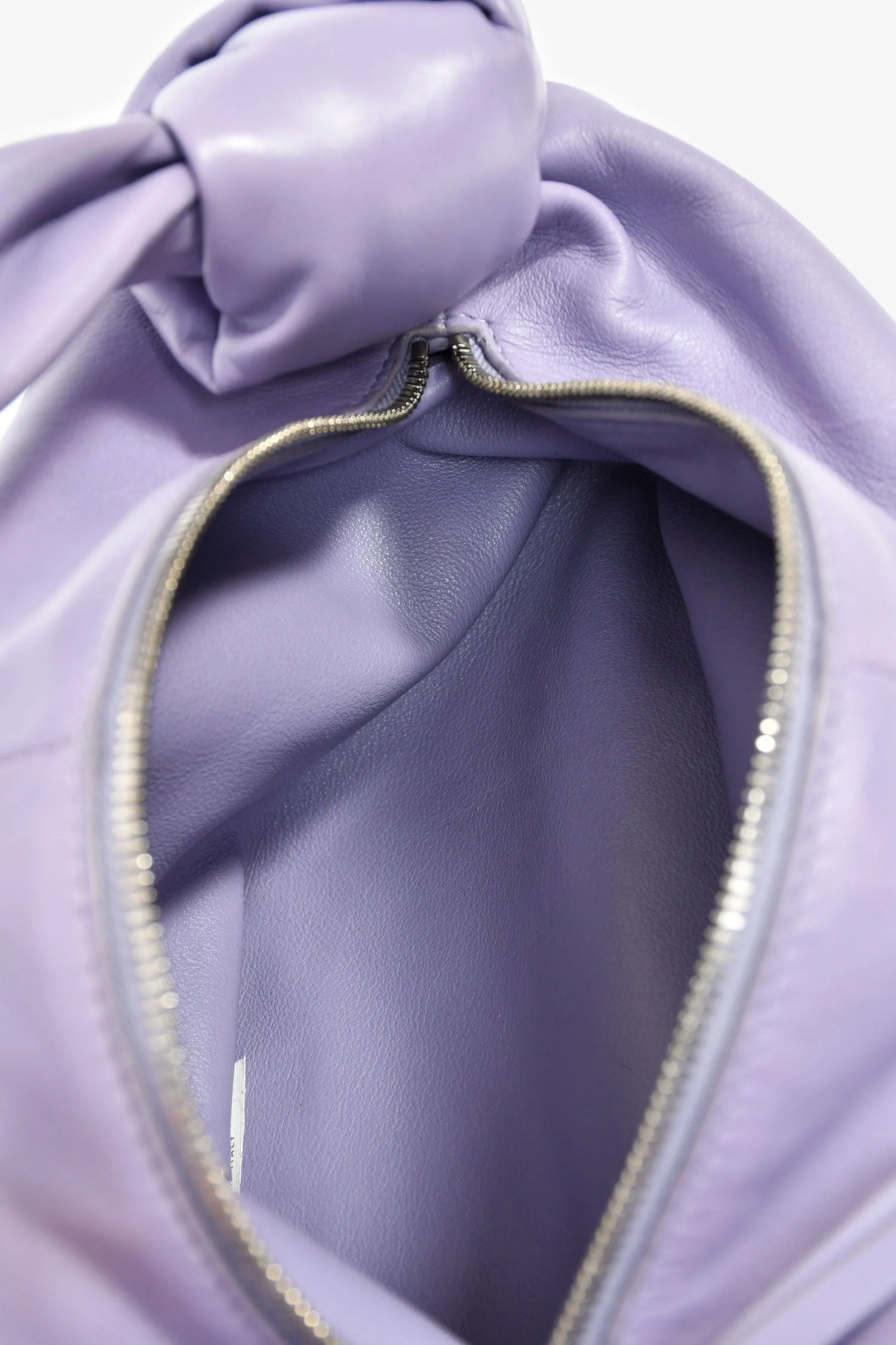 Bottega Veneta Lilac Leather Mini Double Knot Top Handle Bag - Image 6