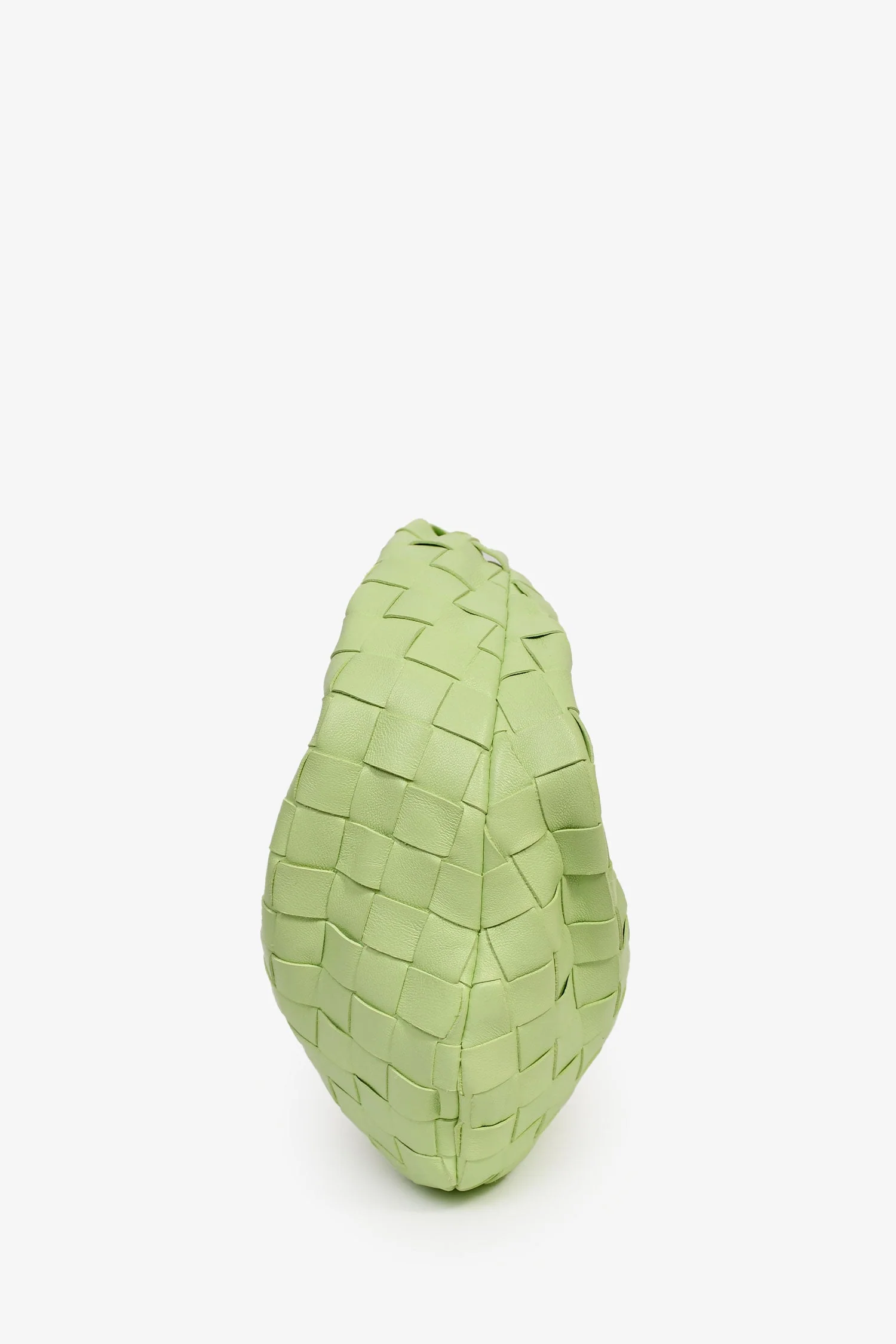 Bottega Veneta Lime Green Intrecciato Leather Mini Jodie Bag - Image 3