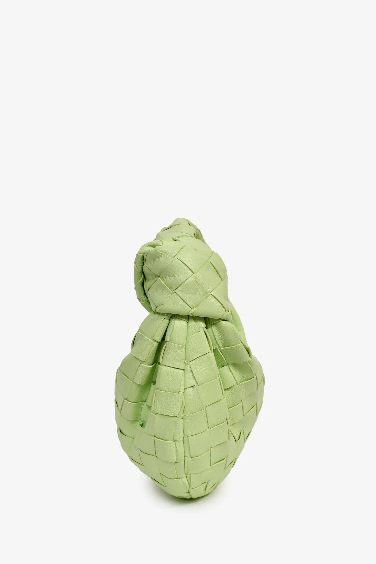 Bottega Veneta Lime Green Intrecciato Leather Mini Jodie Bag - Image 4