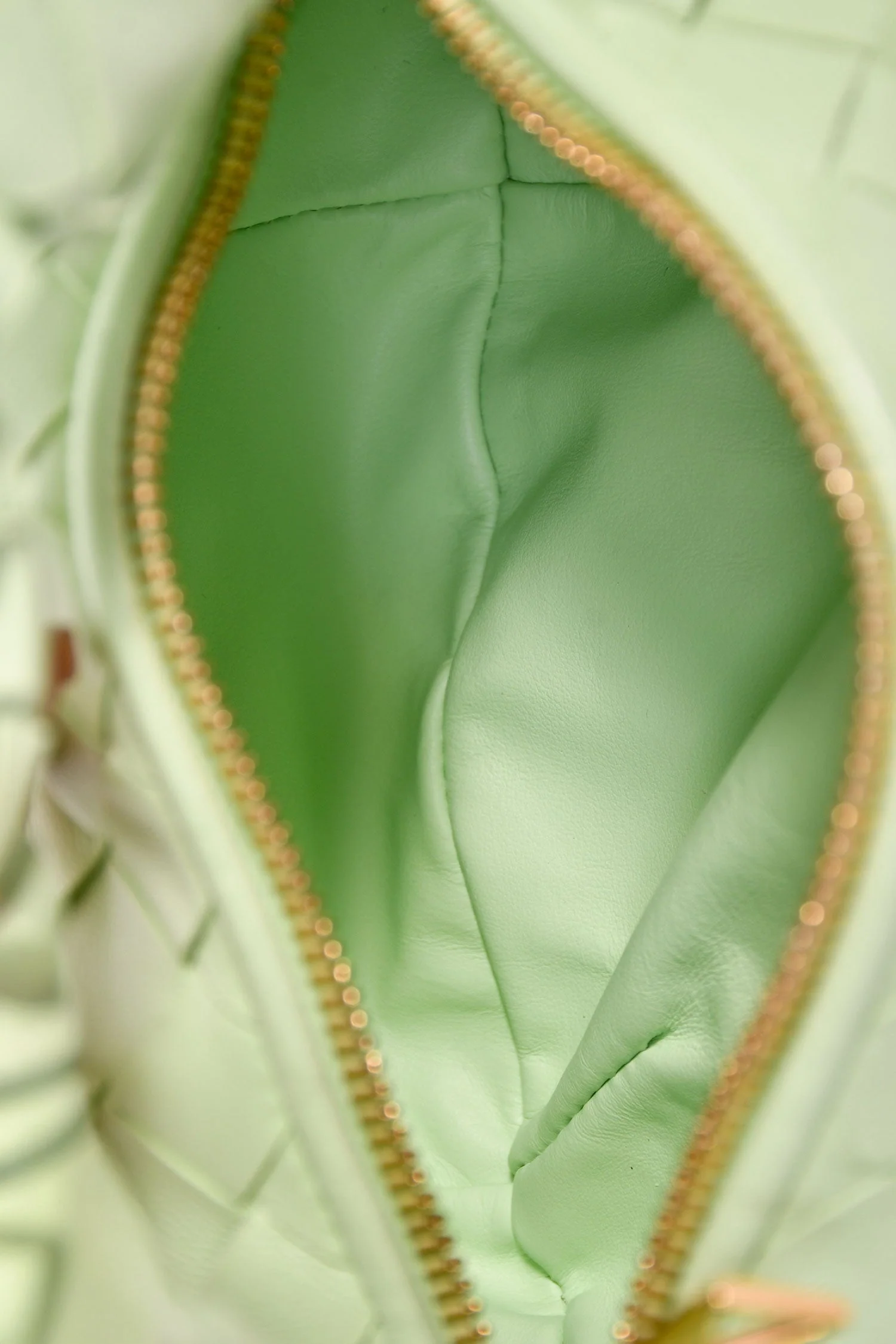 Bottega Veneta Lime Green Intrecciato Leather Mini Jodie Bag - Image 6