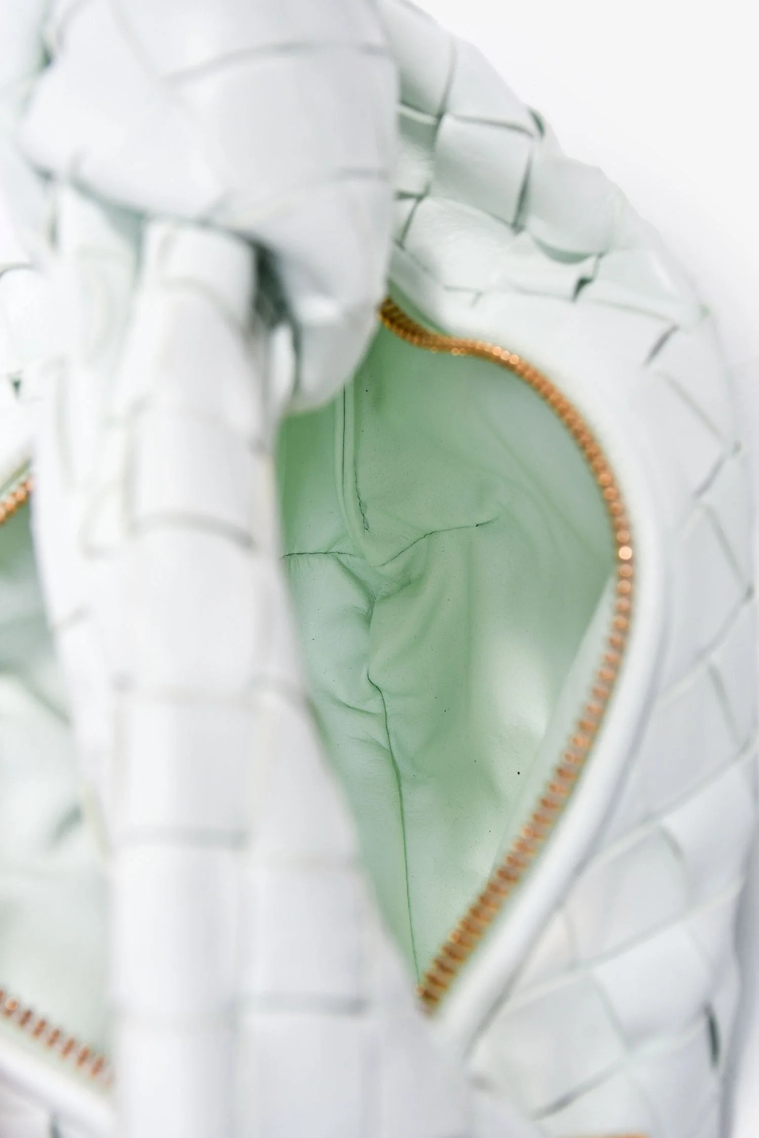 Bottega Veneta Mint Green Intrecciato Leather Mini Jodie Bag - Image 6