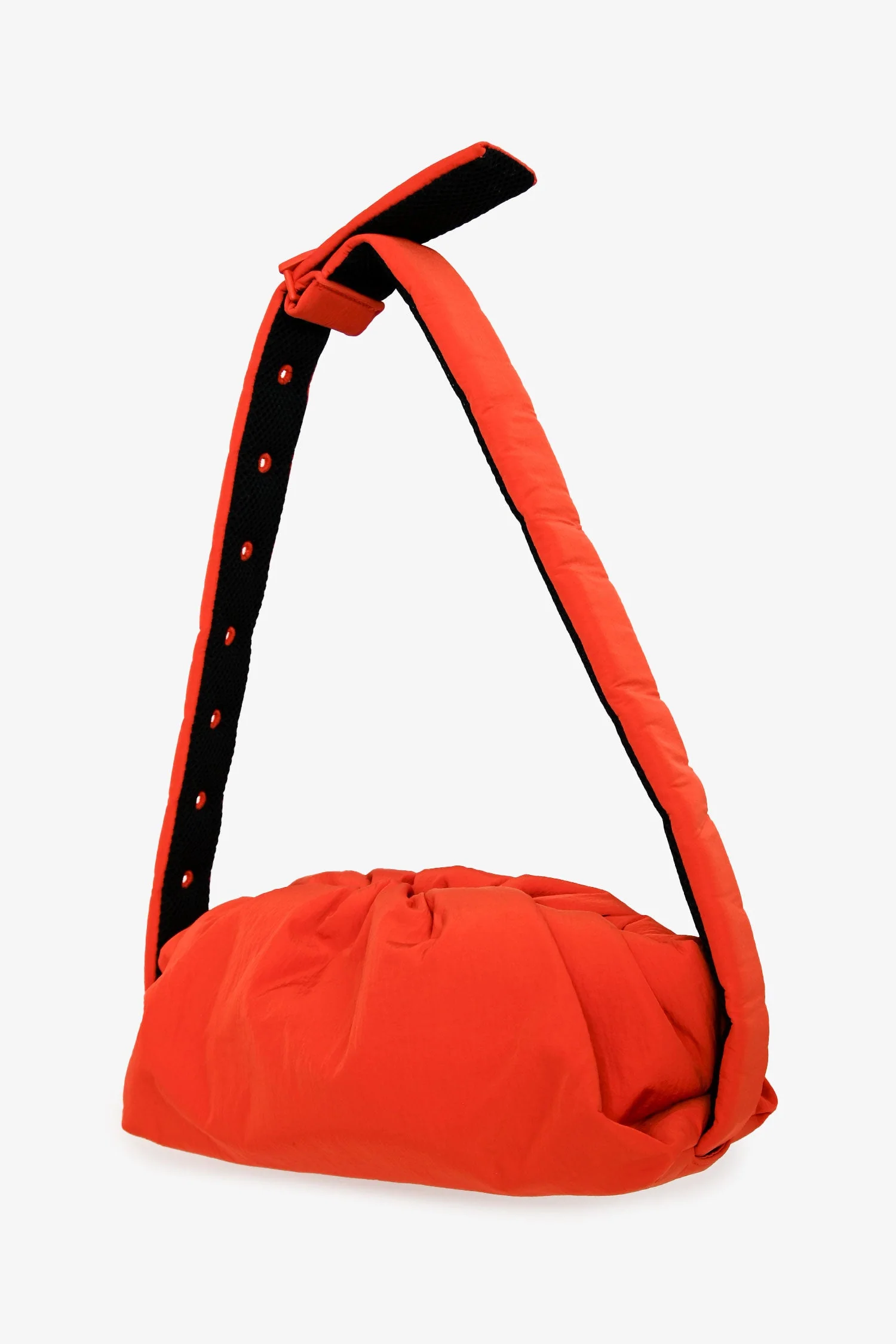 Bottega Veneta Orange Nylon The Pouch - Image 8