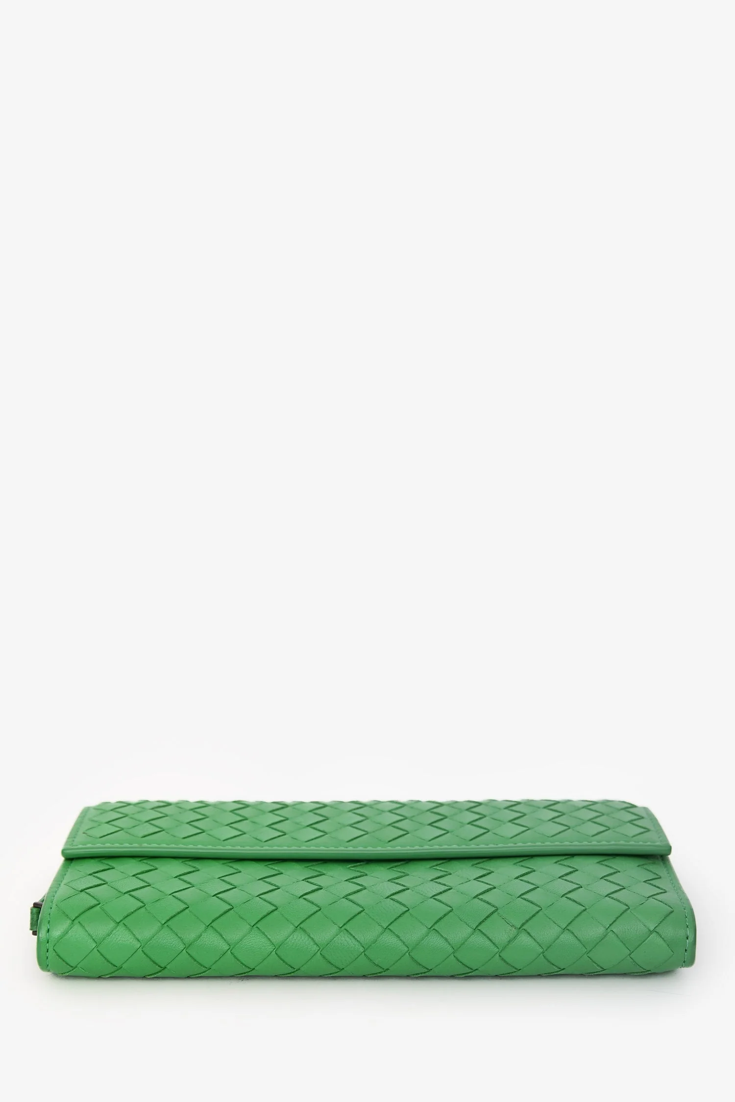 Bottega Veneta Parakeet Intrecciato Leather Full Zip Long Wallet - Image 5