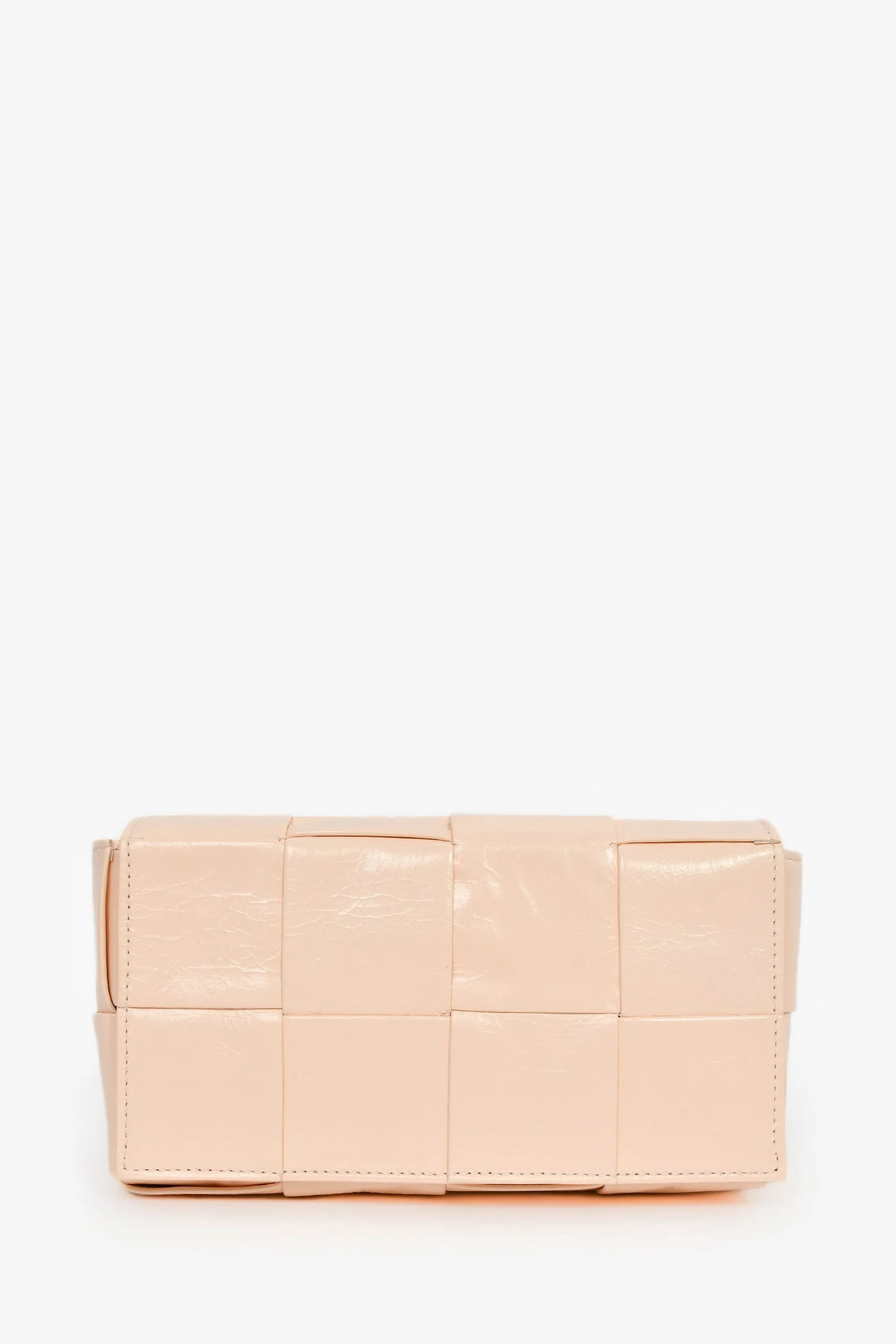 Bottega Veneta Pink Leather Intrecciato Belt Bag