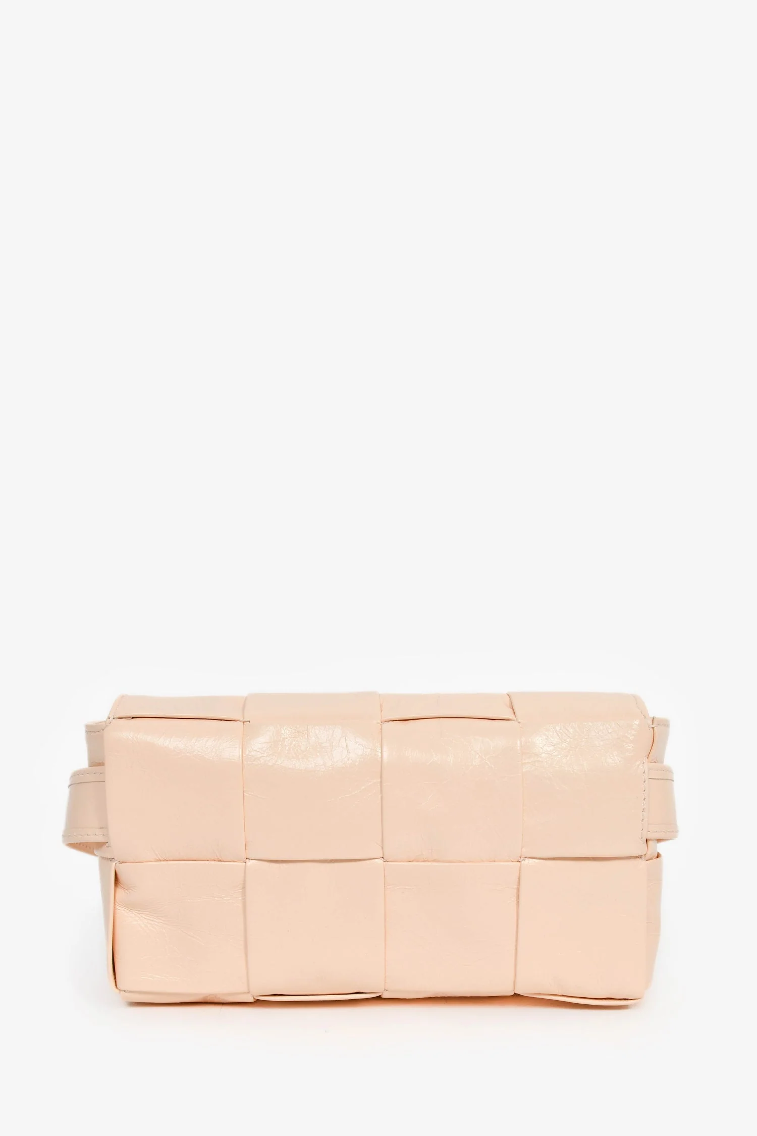 Bottega Veneta Pink Leather Intrecciato Belt Bag - Image 2