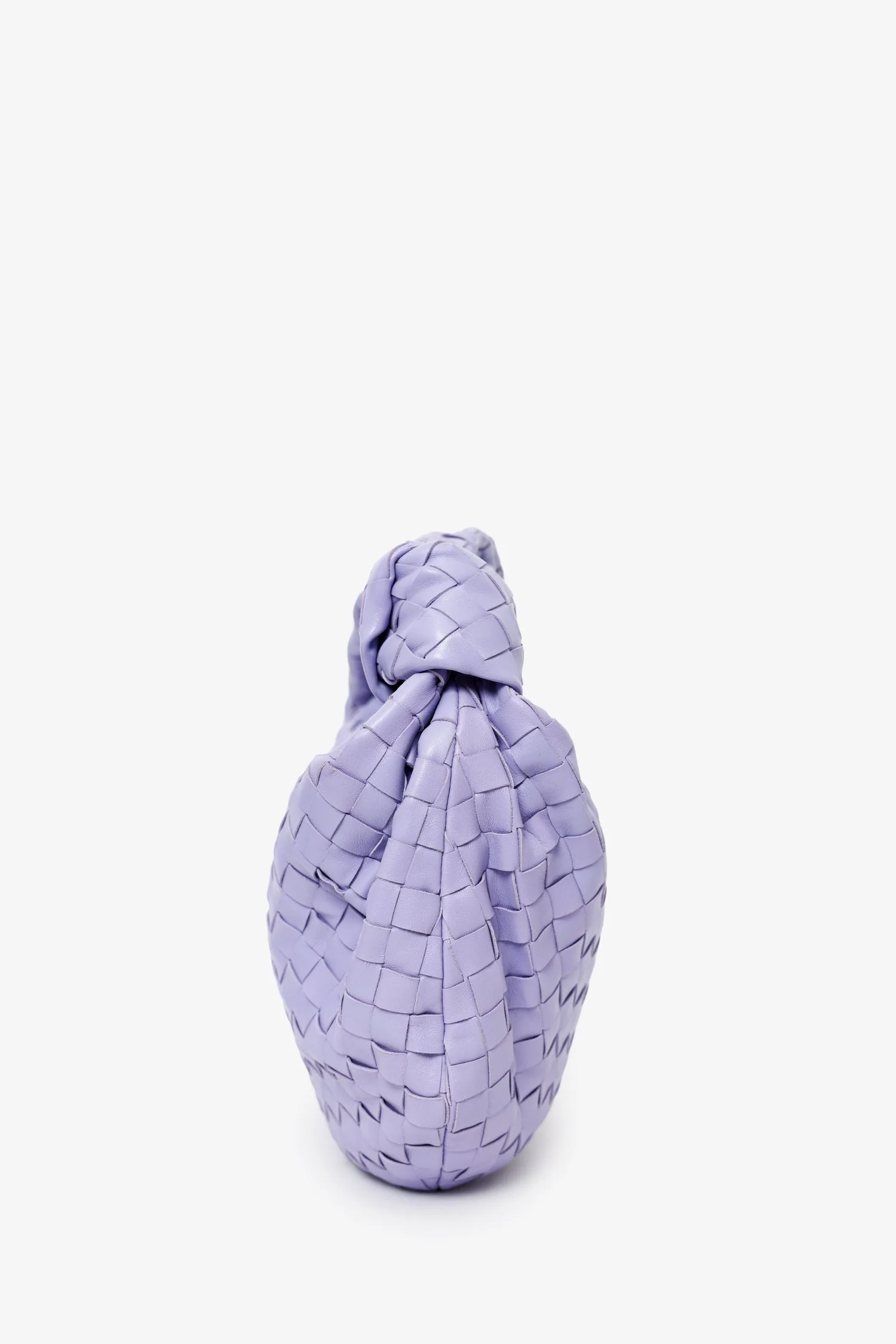 Bottega Veneta Purple Intrecciato Leather Teen Jodie Shoulder Bag - Image 2