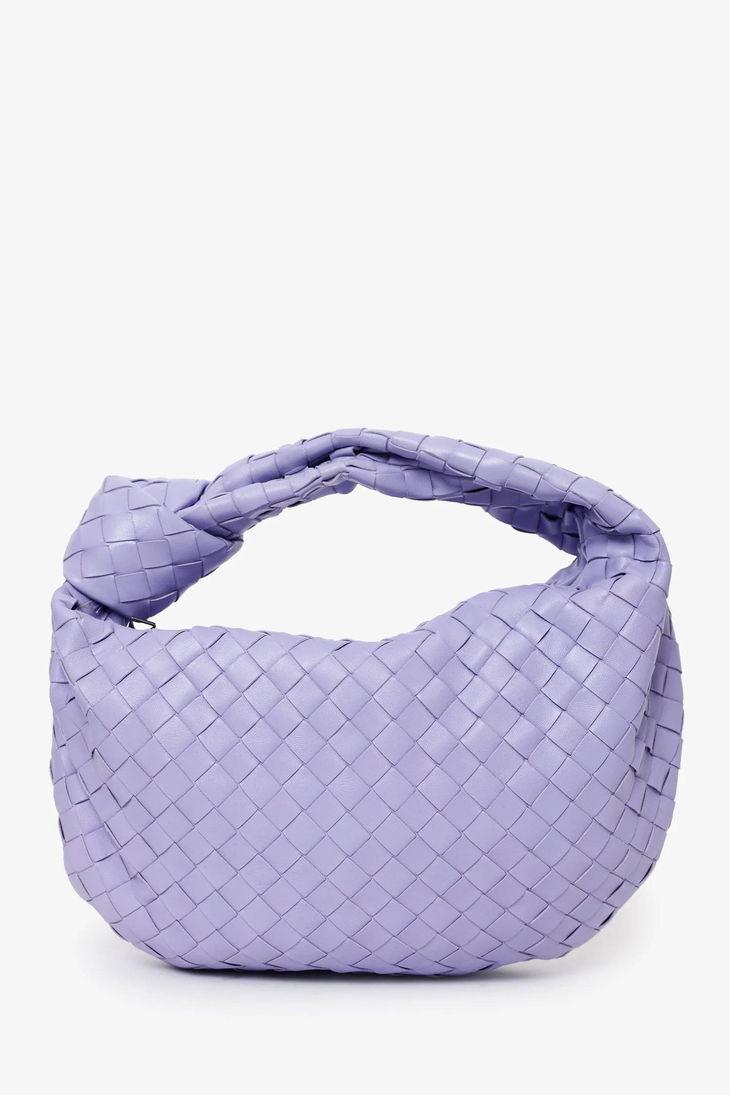 Bottega Veneta Purple Intrecciato Leather Teen Jodie Shoulder Bag - Image 3