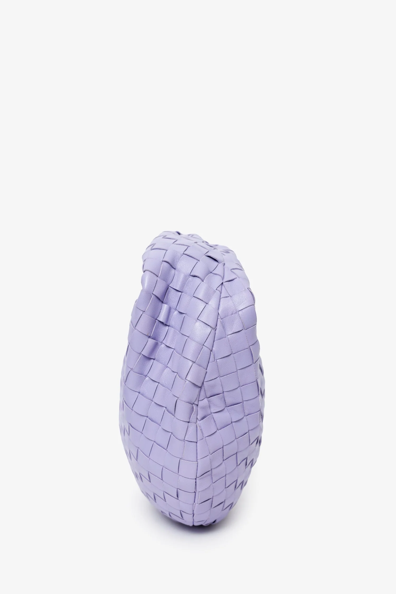 Bottega Veneta Purple Intrecciato Leather Teen Jodie Shoulder Bag - Image 4