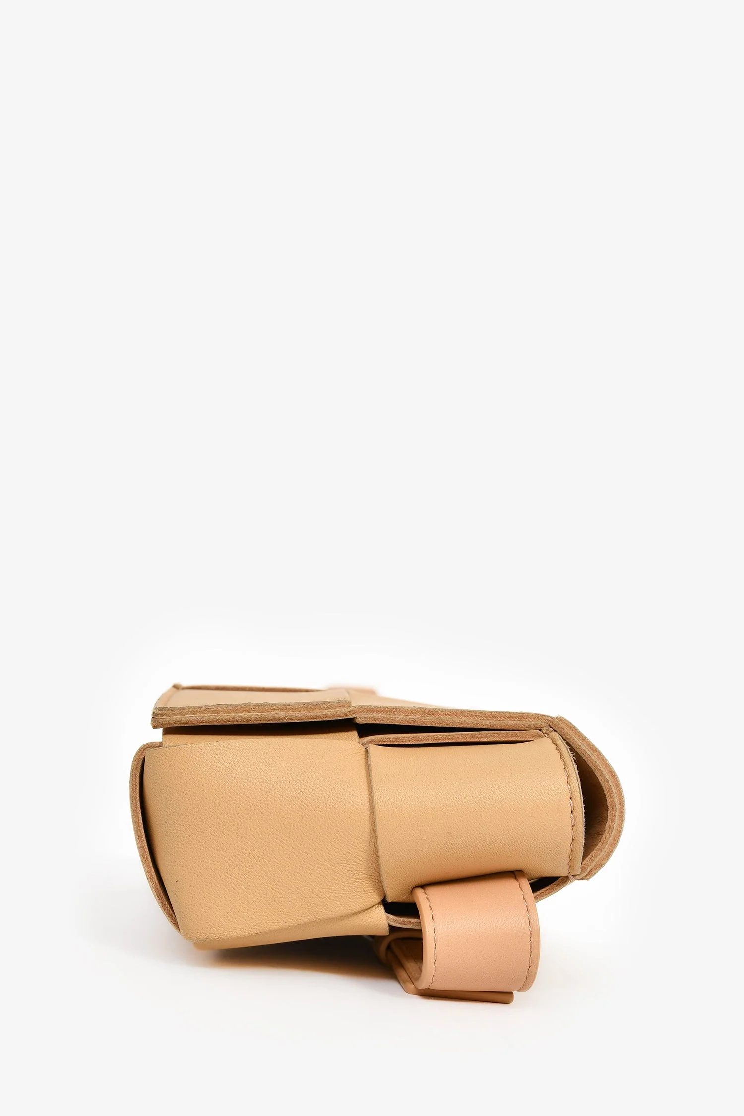 Bottega Veneta Tan Leather Small Cassette Belt Bag - Image 3