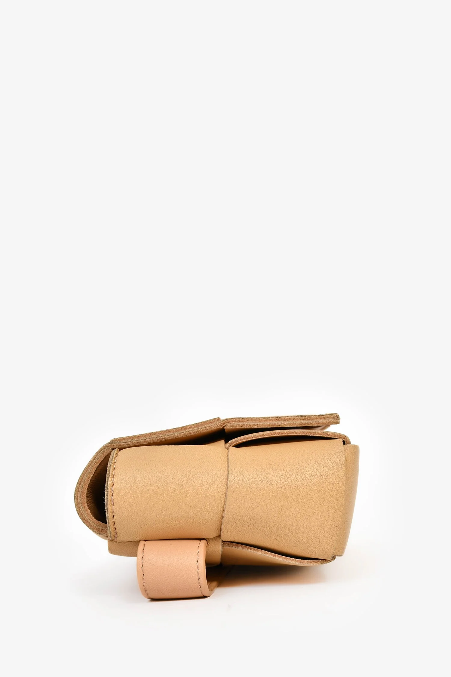 Bottega Veneta Tan Leather Small Cassette Belt Bag - Image 4
