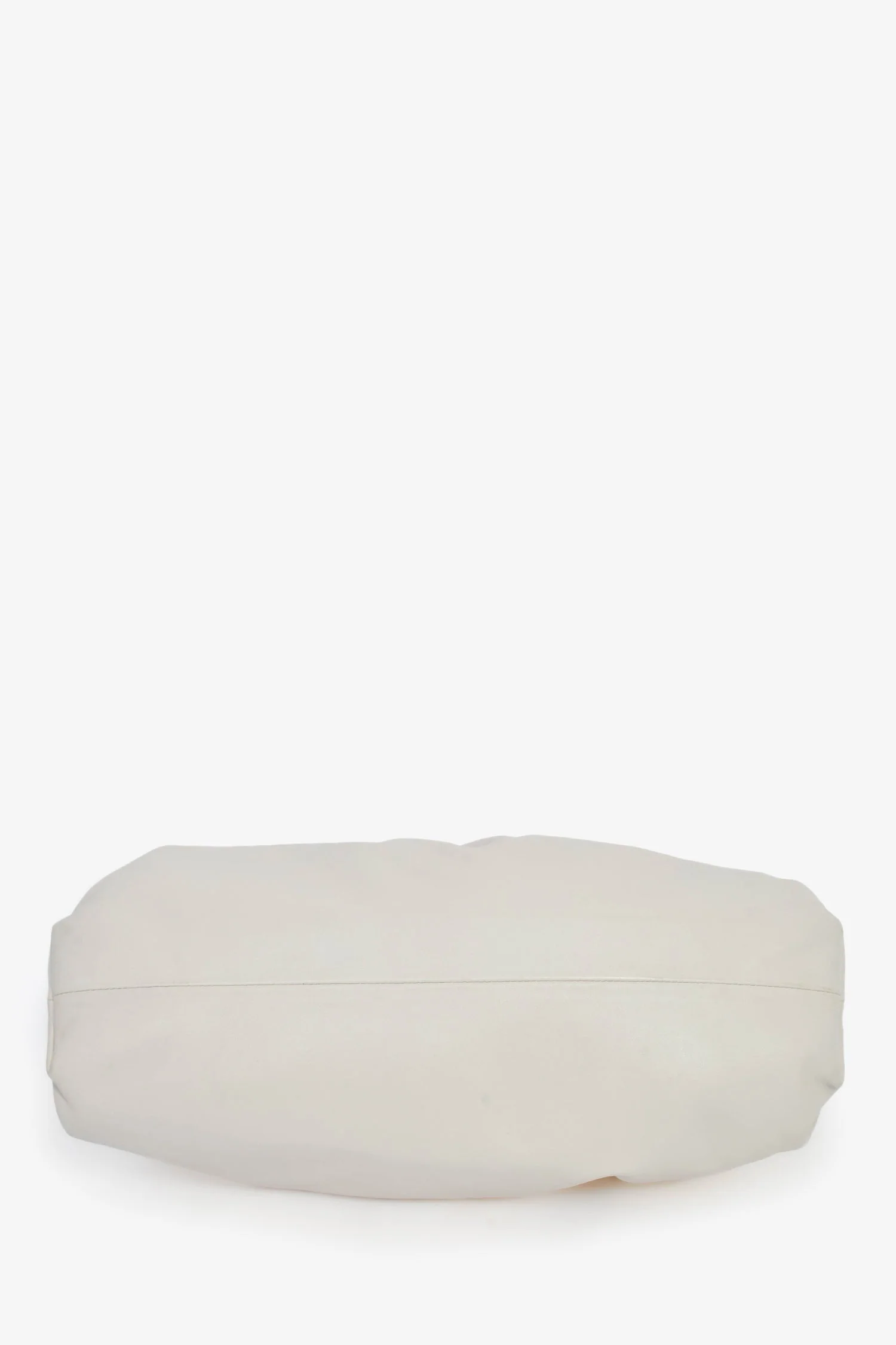 Bottega Veneta White Ecru Leather Large Classic Pouch - Image 5