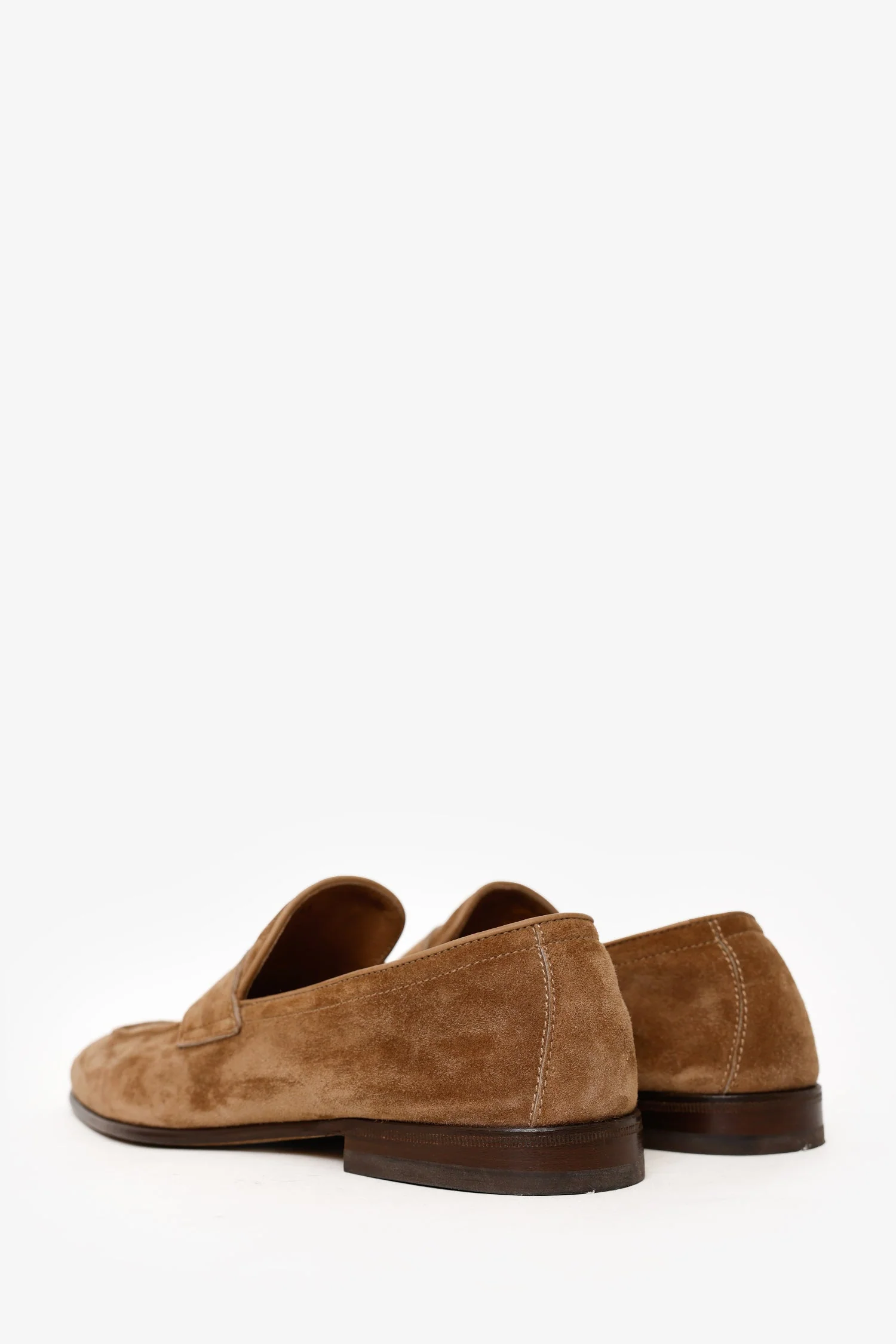 Brunello Cucinelli Brown Suede Loafers Size 41 Mens - Image 4