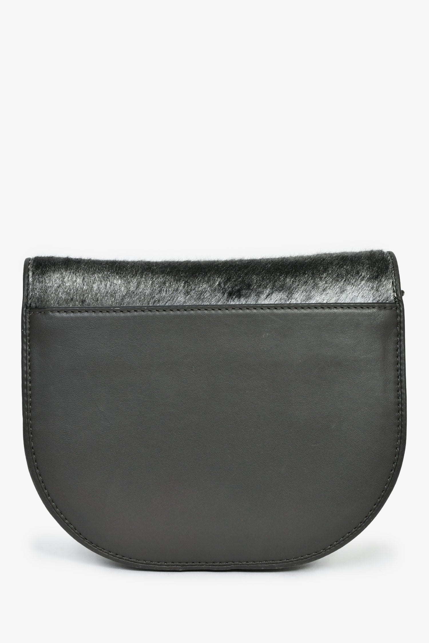Brunello Cucinelli Grey Calfhair Small Crossbody - Image 2