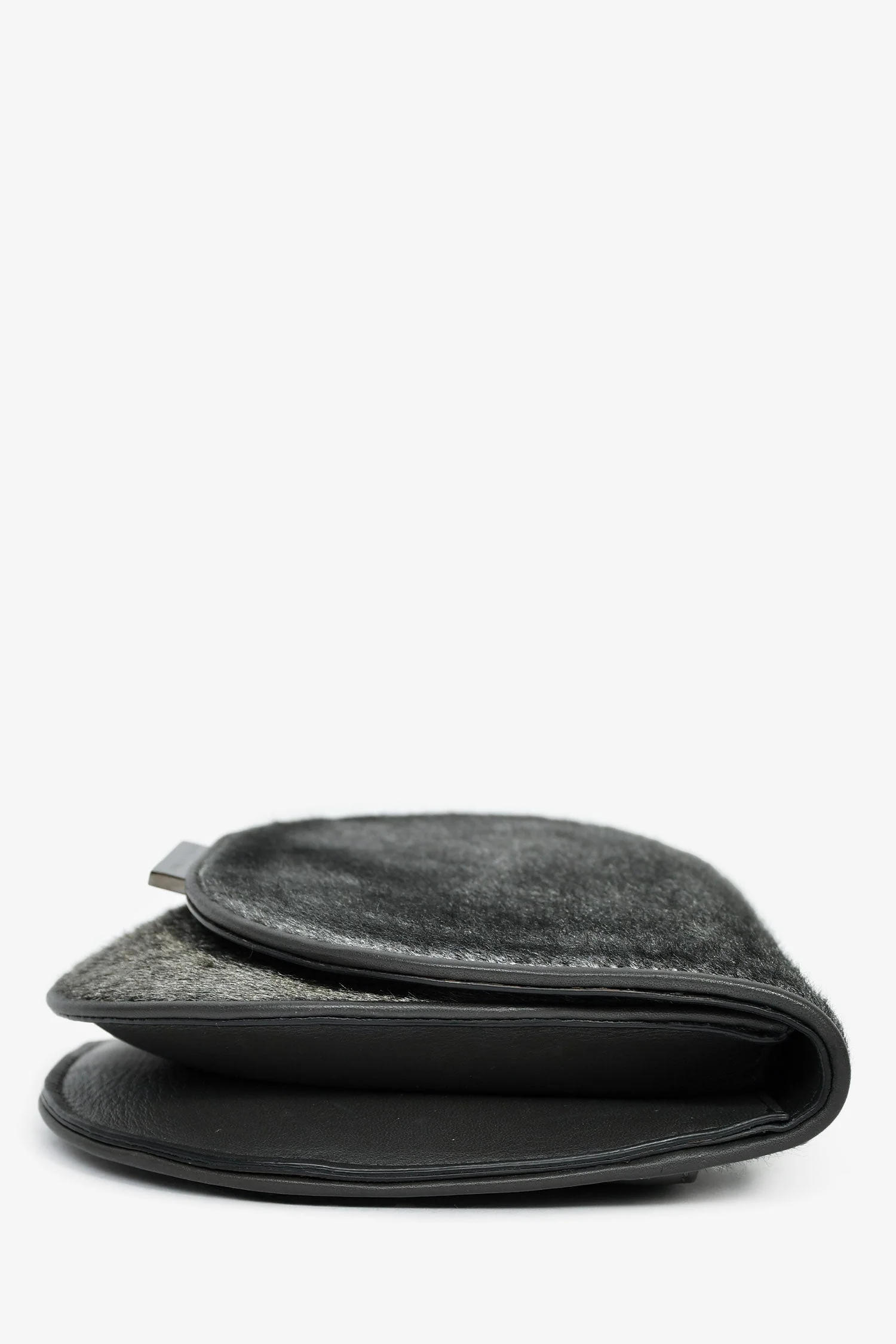 Brunello Cucinelli Grey Calfhair Small Crossbody - Image 3
