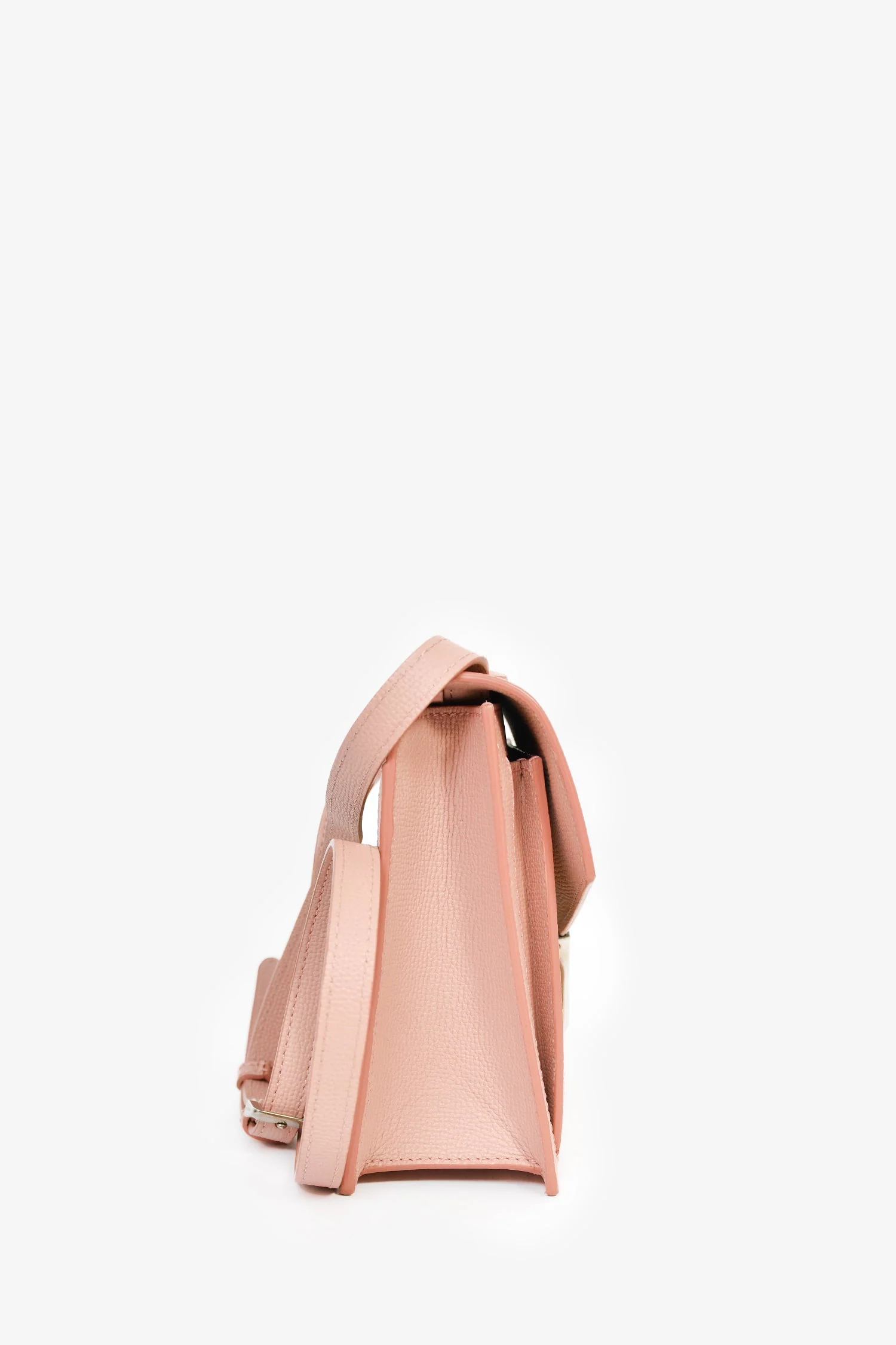 Burberry Beige Novacheck Canvas/Pink Leather Envelope Crossbody - Image 3