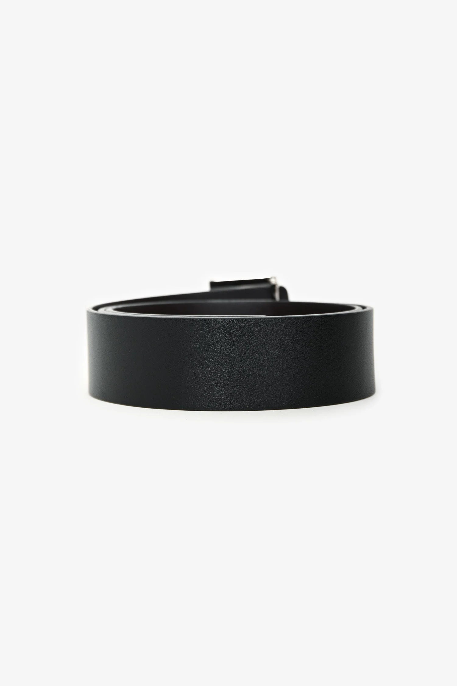 Burberry Black/Brown Reversible Leather Silver Tone 'TB' Buckle Belt Size 34/85 - Image 3