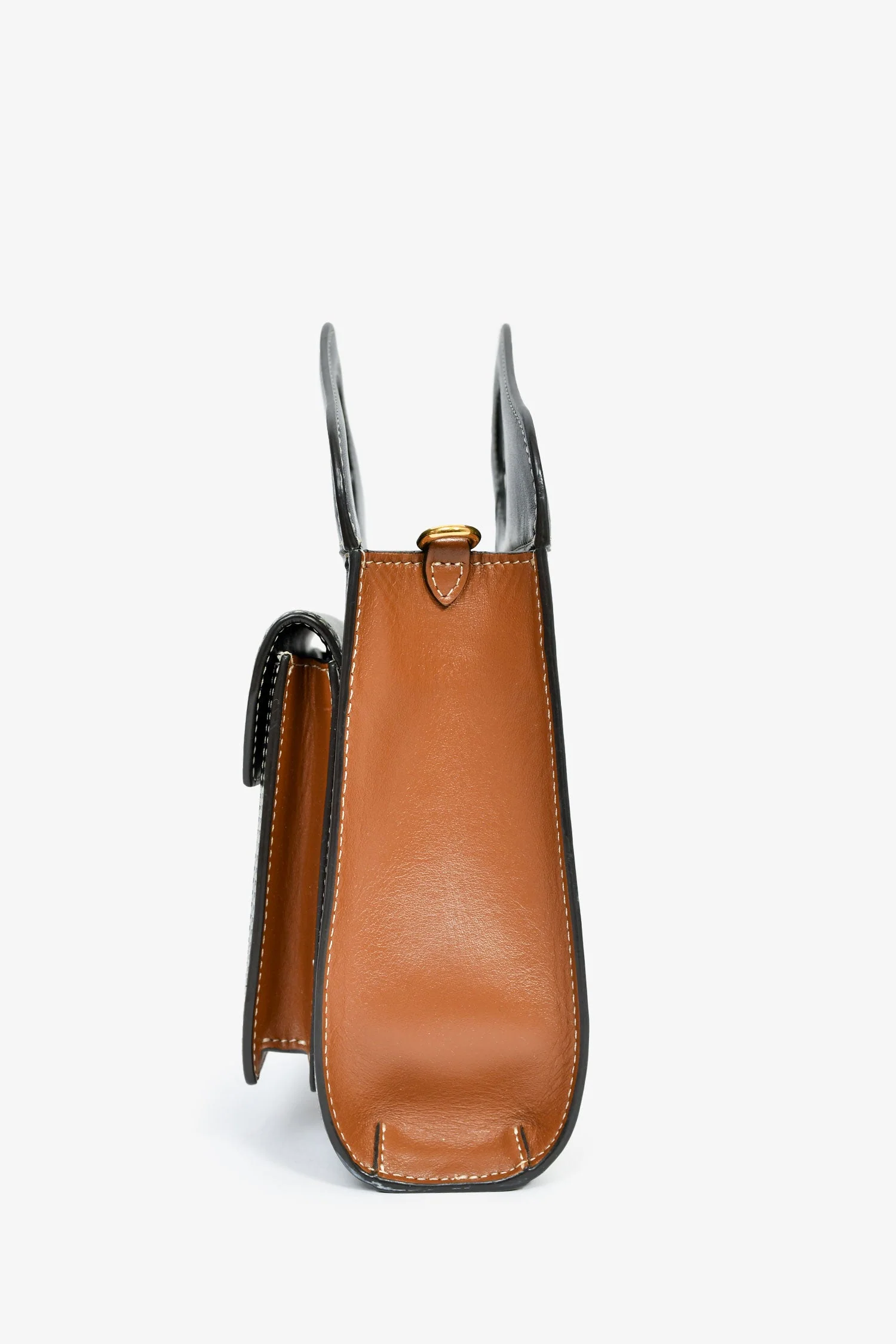 Burberry Black Canvas/Leather Mini Pocket Bag - Image 3