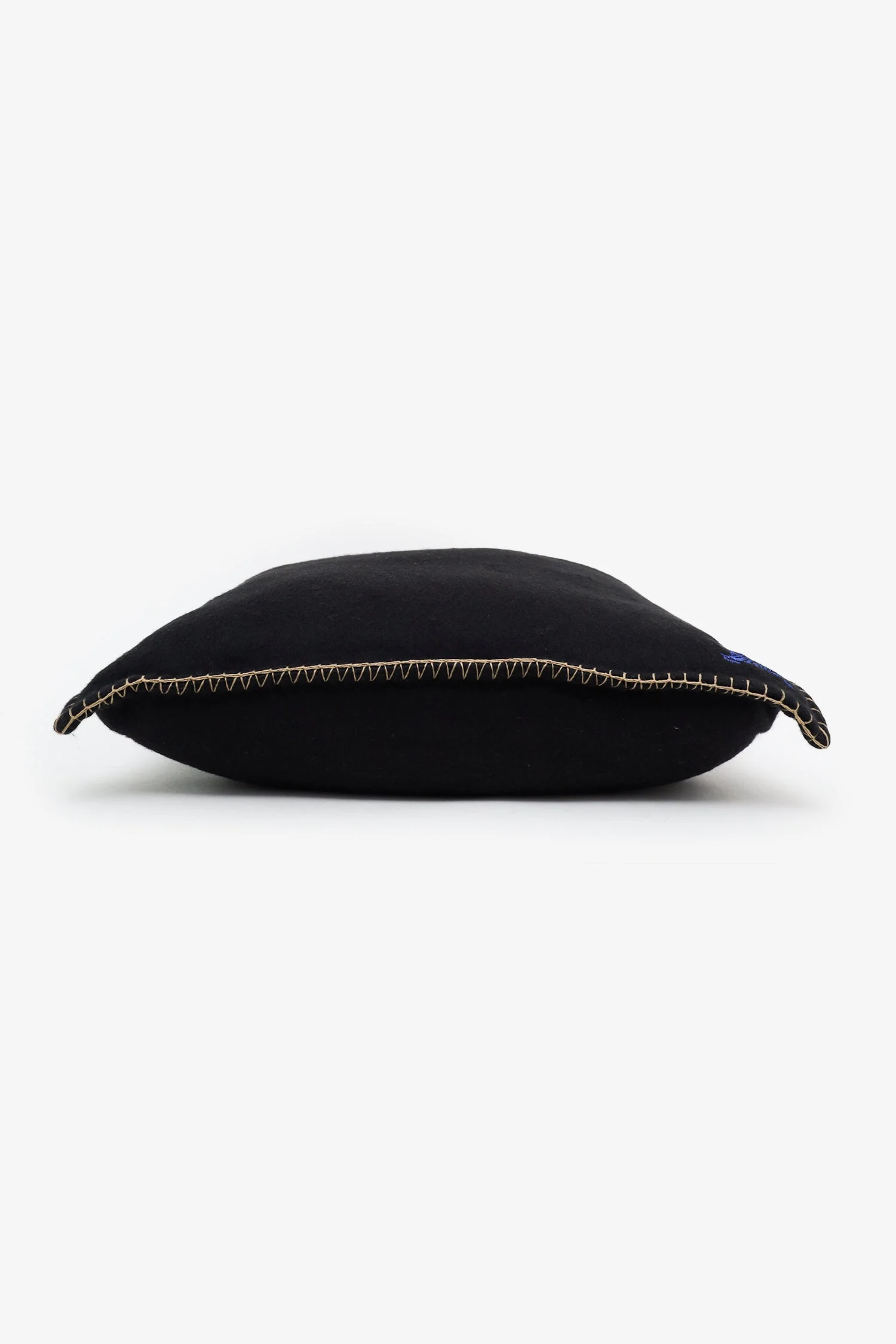 Burberry Black Cashmere Logo Embroidery Pillow - Image 4