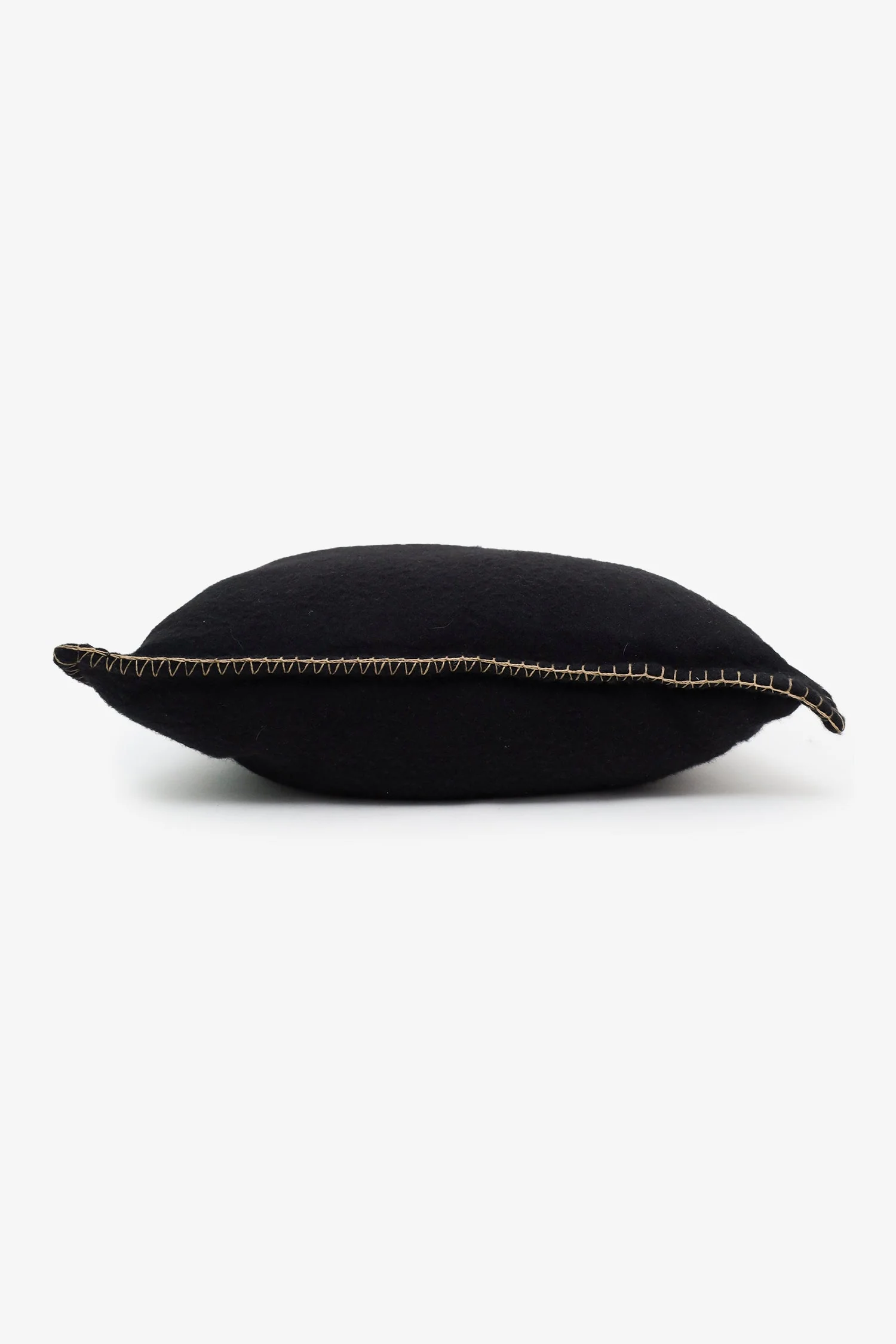 Burberry Black Cashmere Logo Embroidery Pillow - Image 6