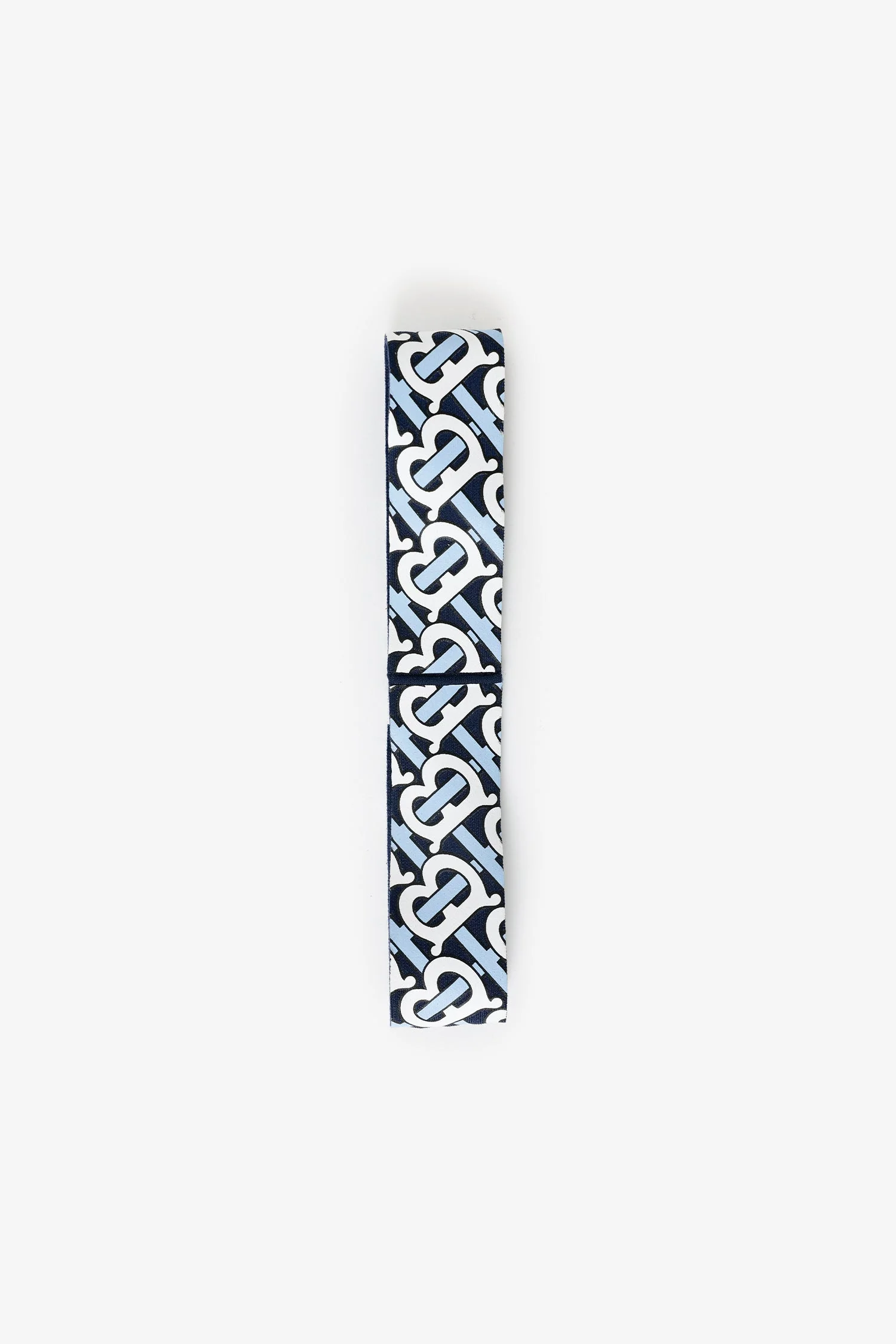 Burberry Blue Logo Headband - Image 3