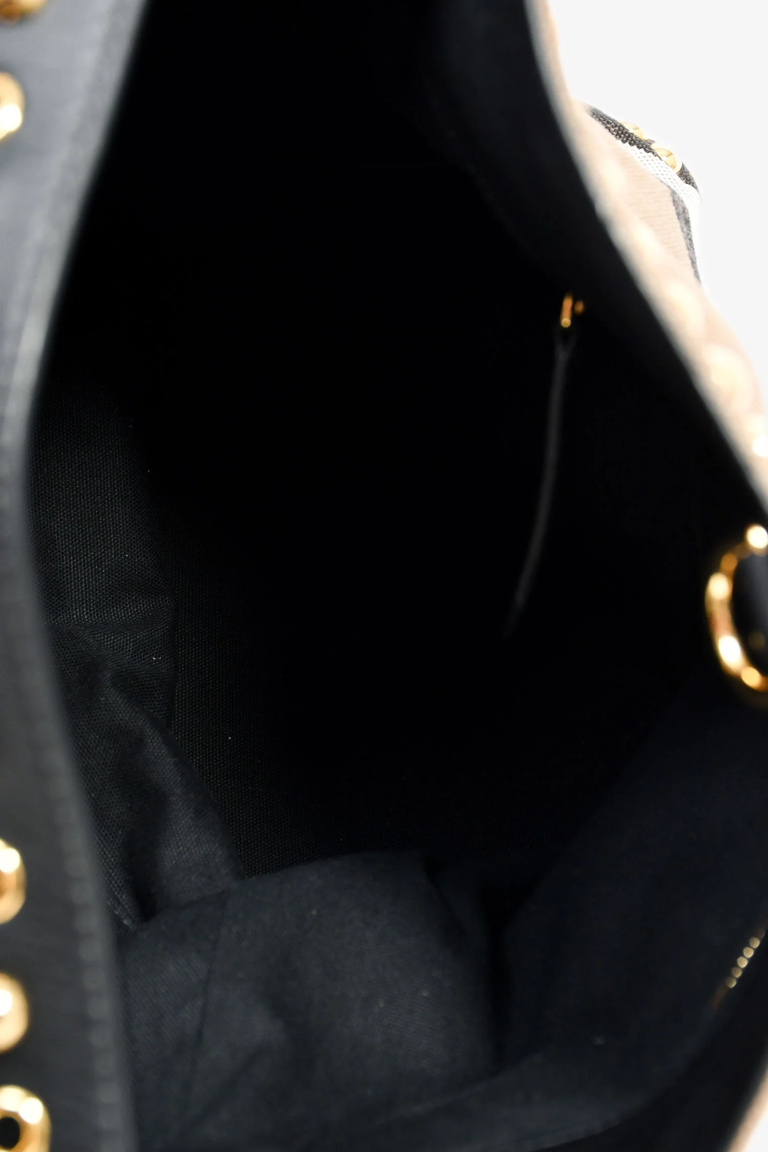 Burberry Brown/Black Linen/Leather Novacheck Studded Hobo Bag - Image 6