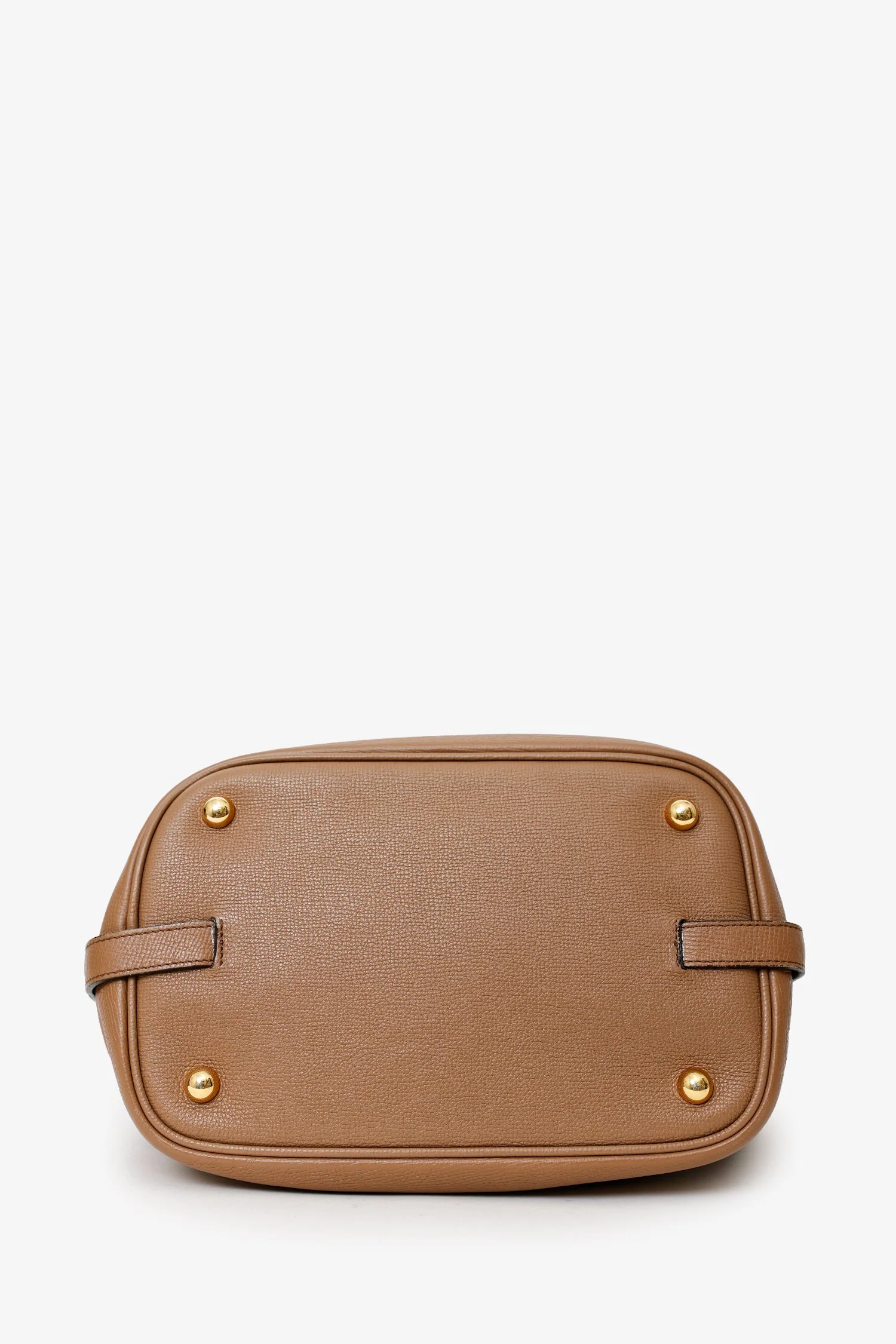 Burberry Brown Leather Medium Buckle Sycamore Hobo - Image 5