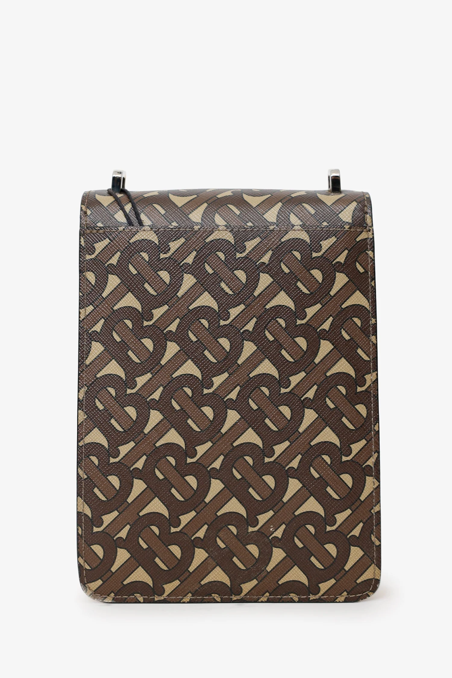 Burberry Brown TB Monogram Print E-Canvas Robin Bag - Image 3