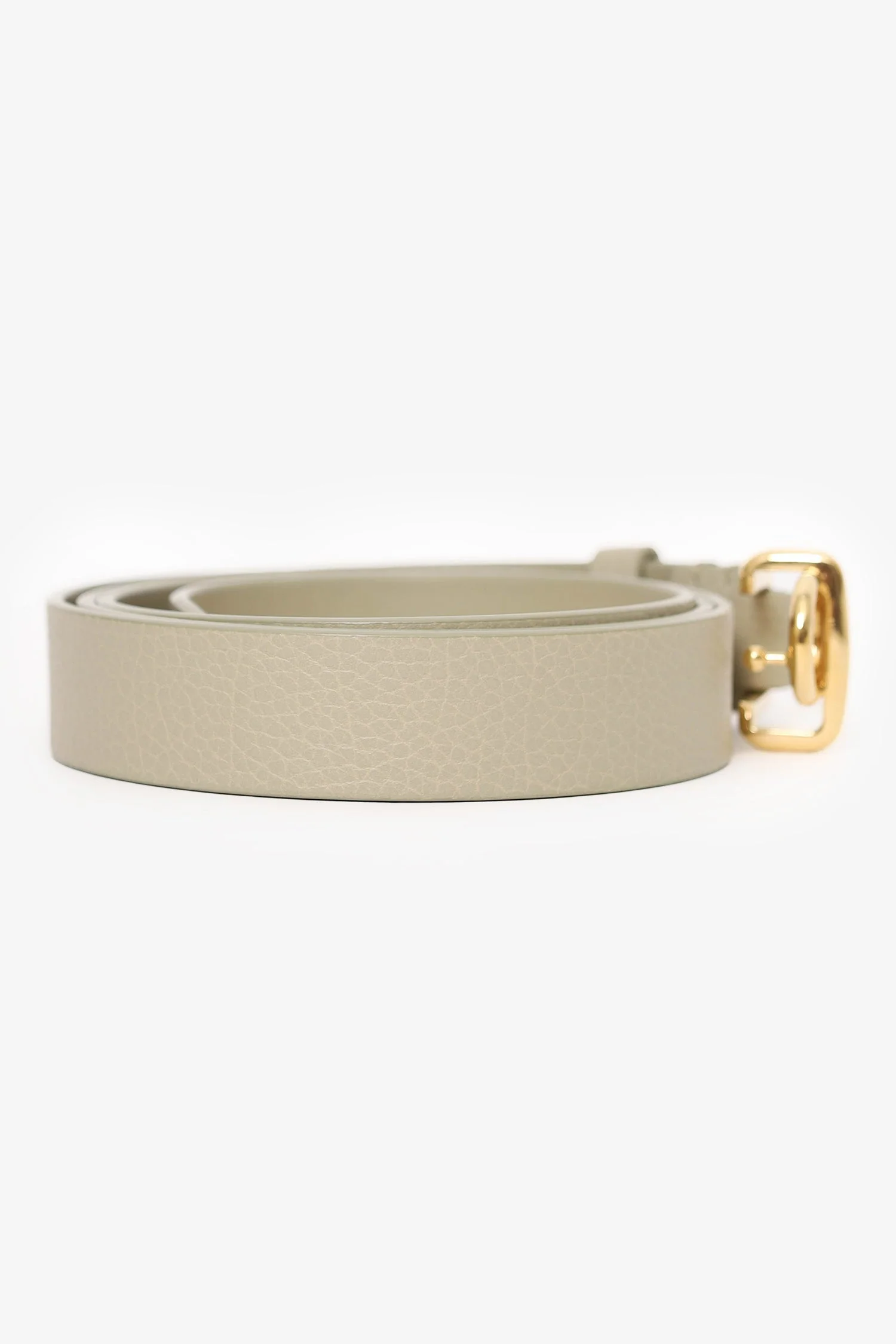 Burberry Grey Leather 'Rocking Horse' Belt Size L - Image 4