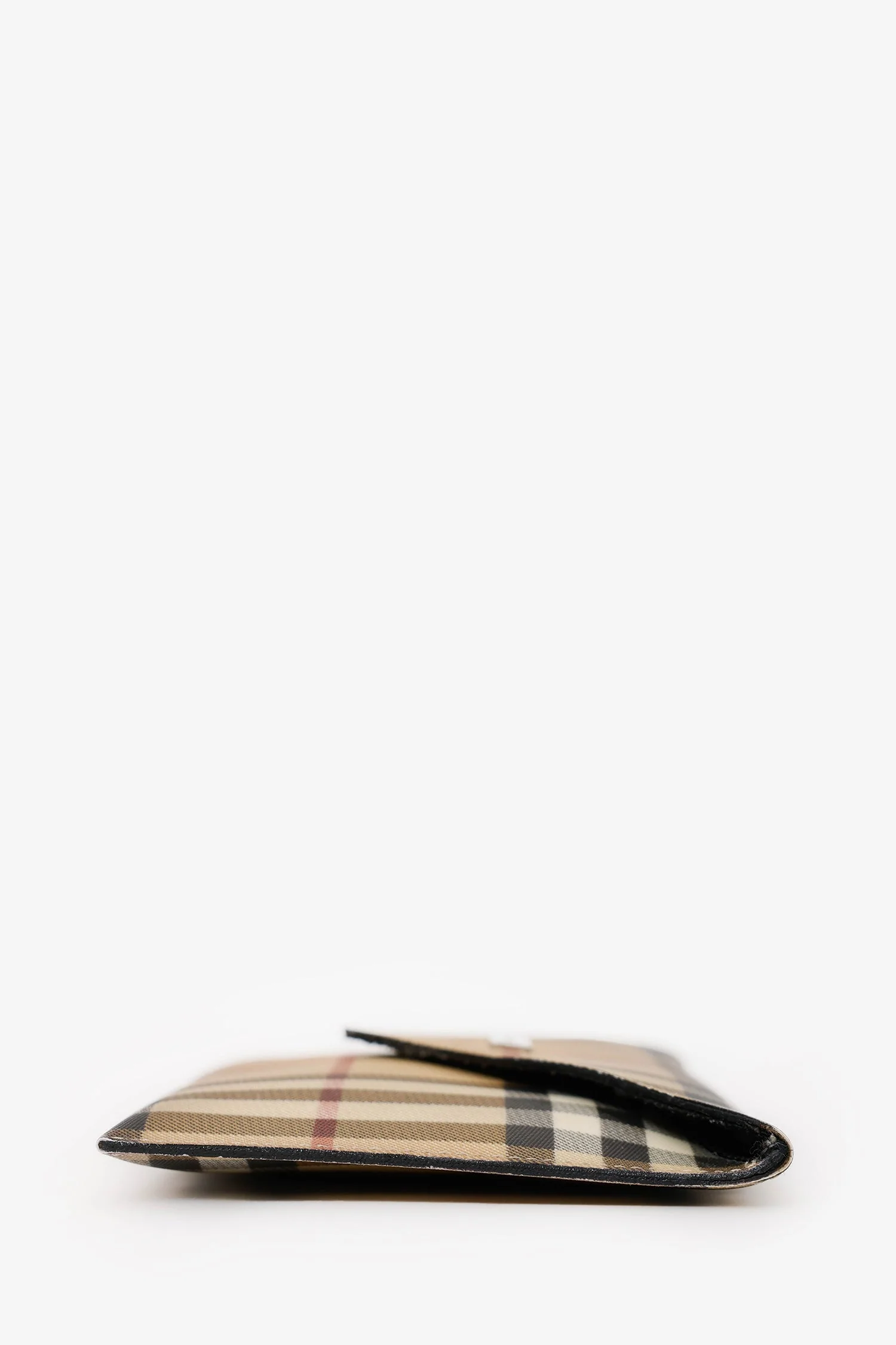 Burberry Nova Check Canvas Envelope Clutch Wallet - Image 3