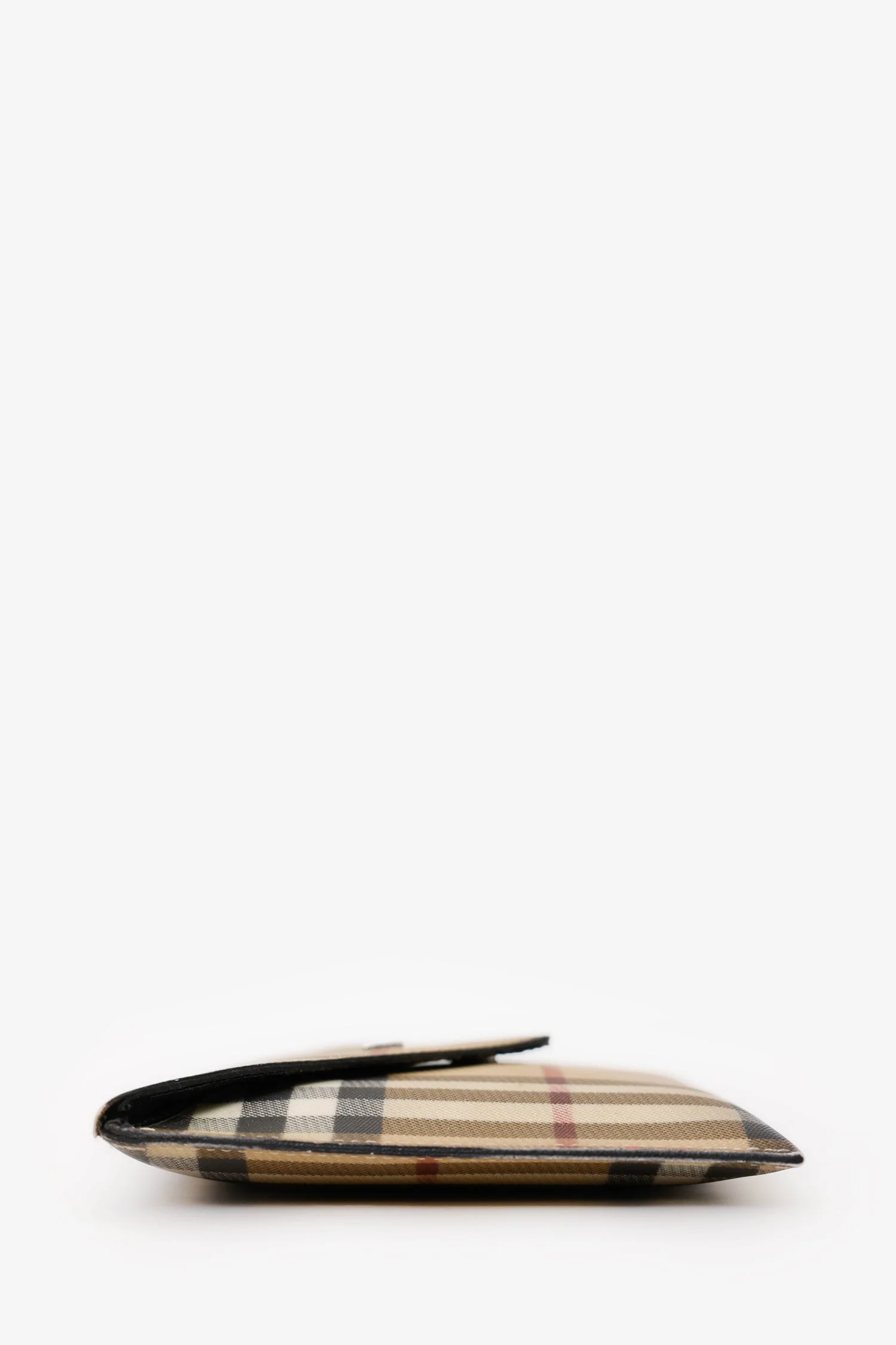Burberry Nova Check Canvas Envelope Clutch Wallet - Image 4