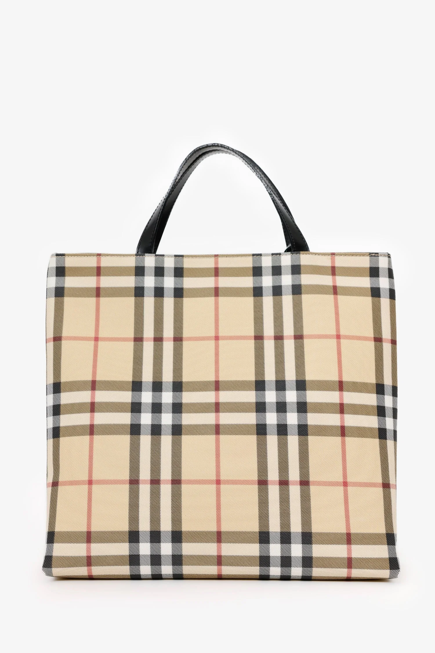 Burberry Nova Check Top Handle Tote - Image 2