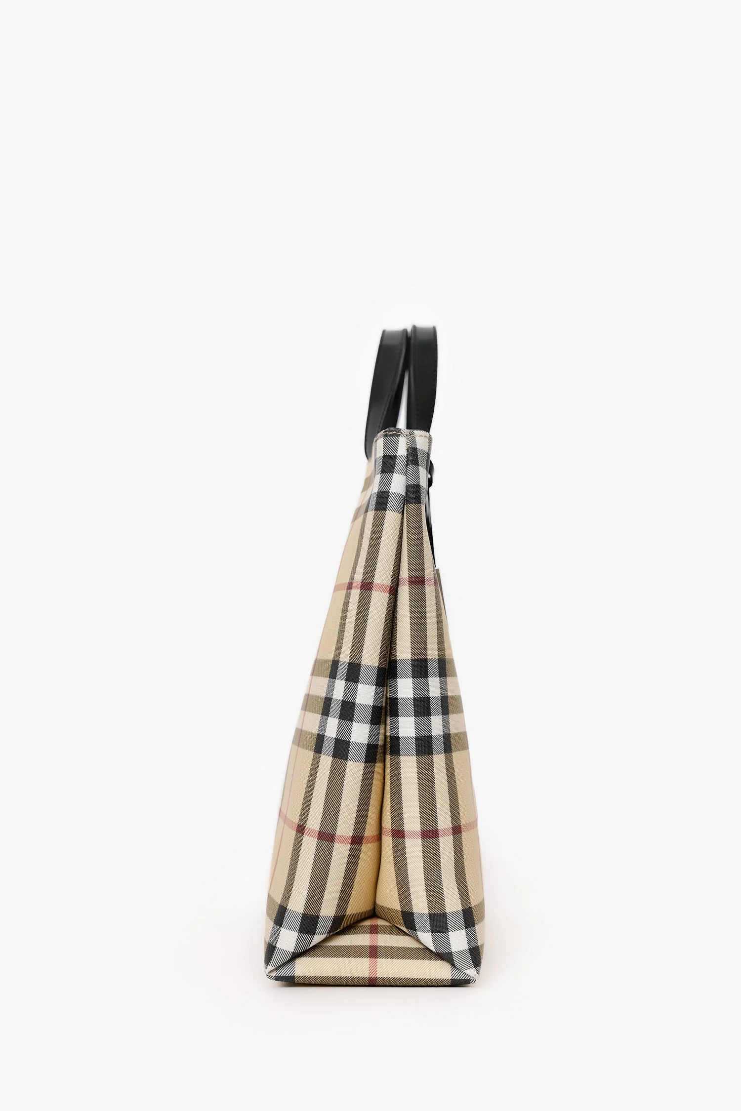 Burberry Nova Check Top Handle Tote - Image 3