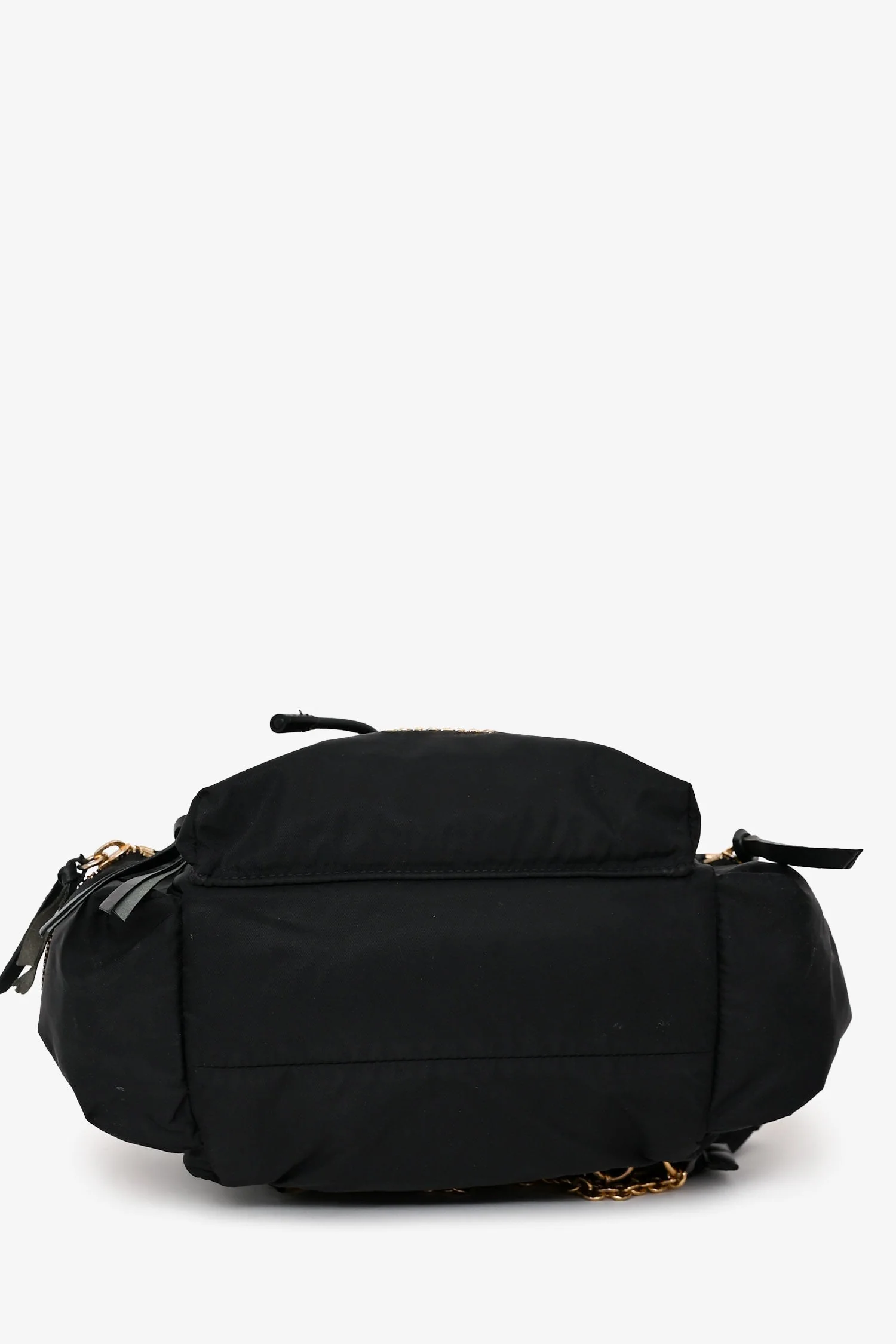 Burberry Nylon Black/Brown Leather Technical Backpack - Image 5