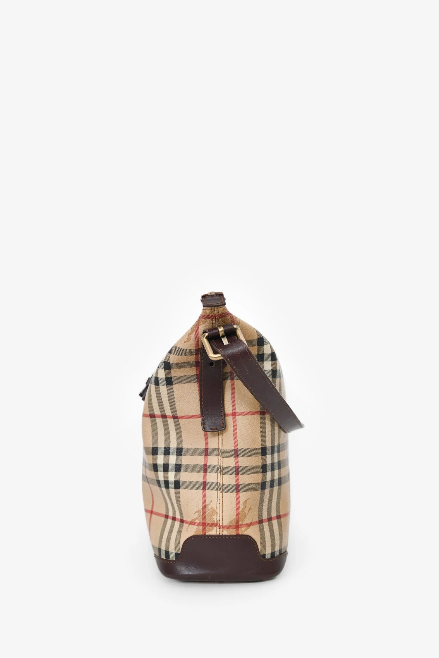Burberry Vintage Haymarket Check Shoulder Bag - Image 4
